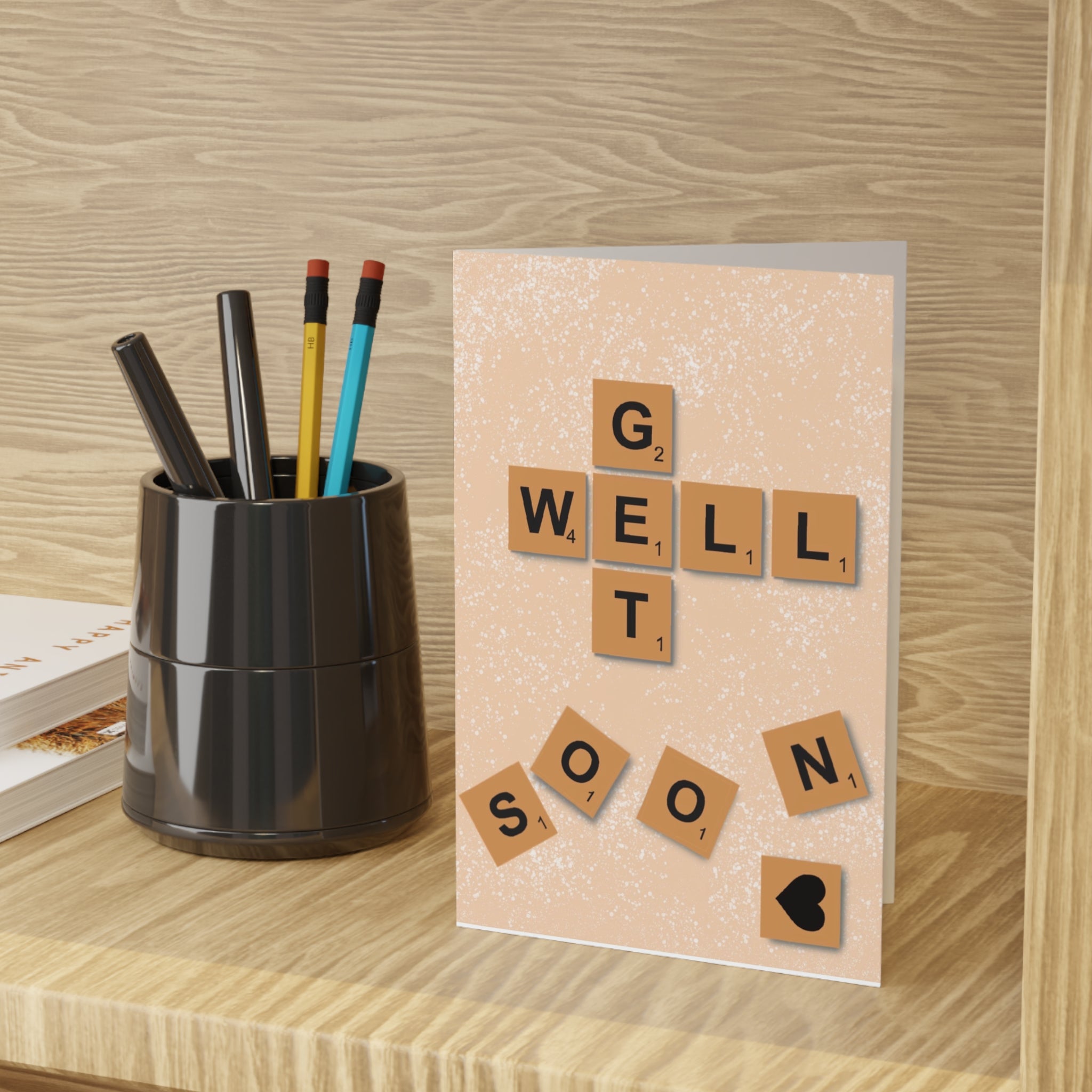 Scrabble Get Well Soon Greeting Card