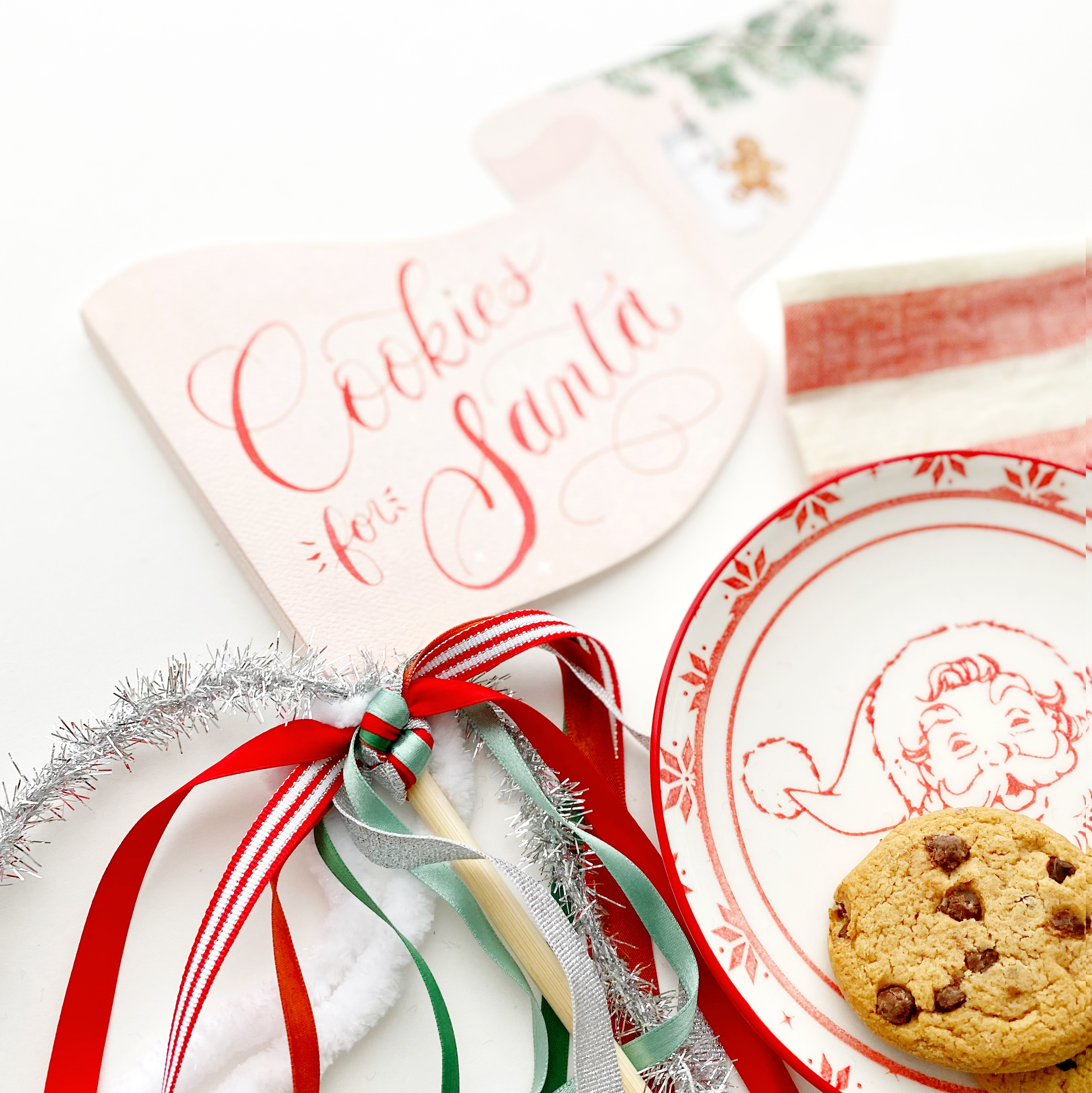 Cookies For Santa Party Pennant