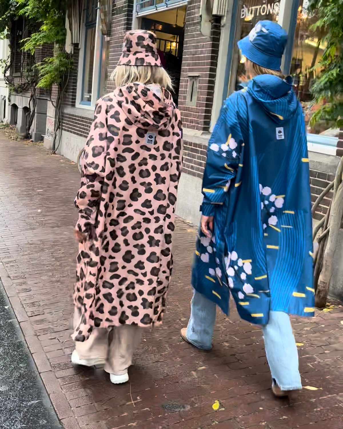 Rain Poncho Floral