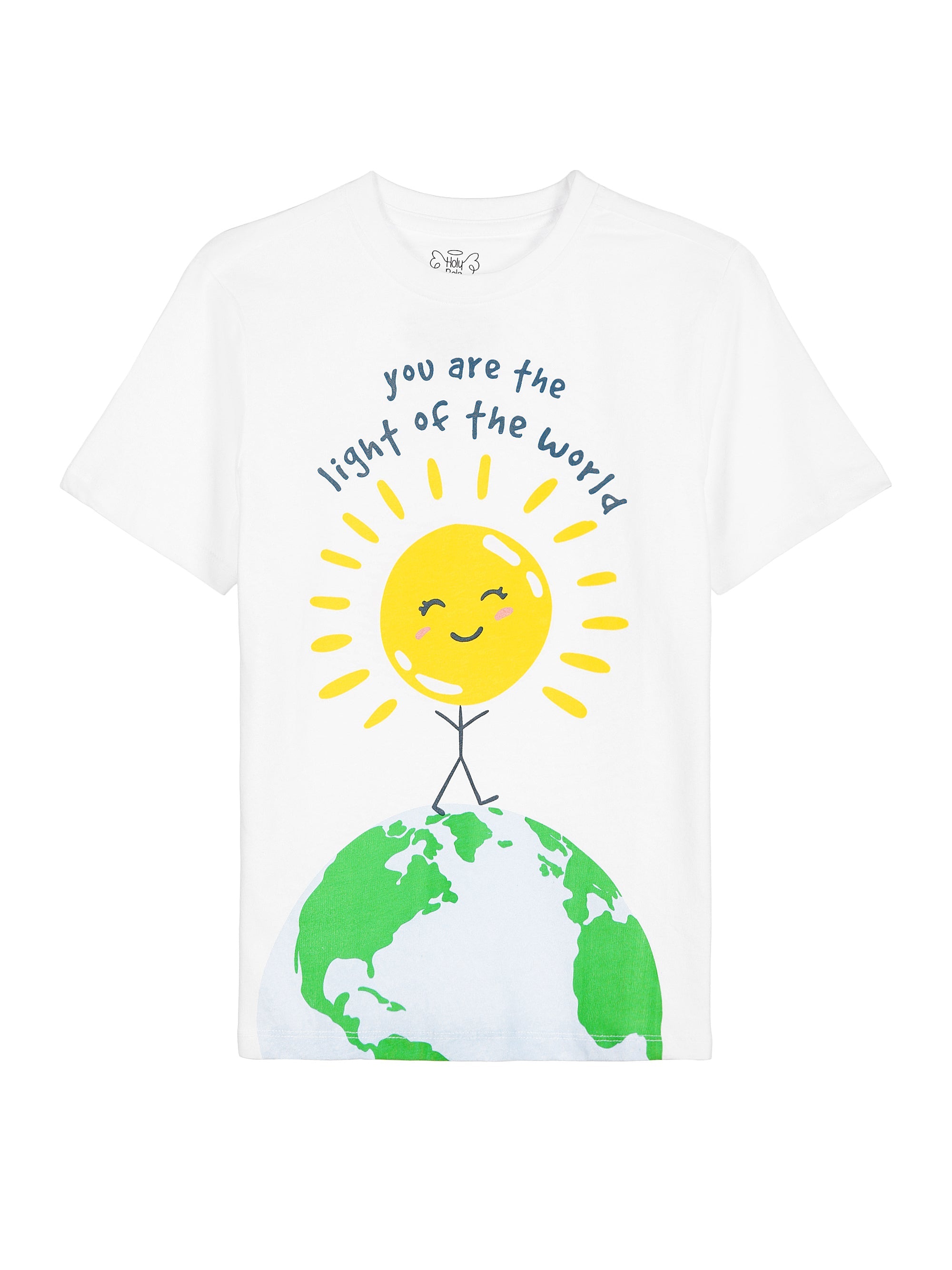Light Of The World Short Sleeve T-shirt Cotton