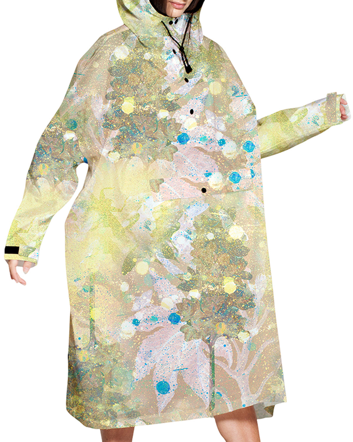 Rain Poncho Floral