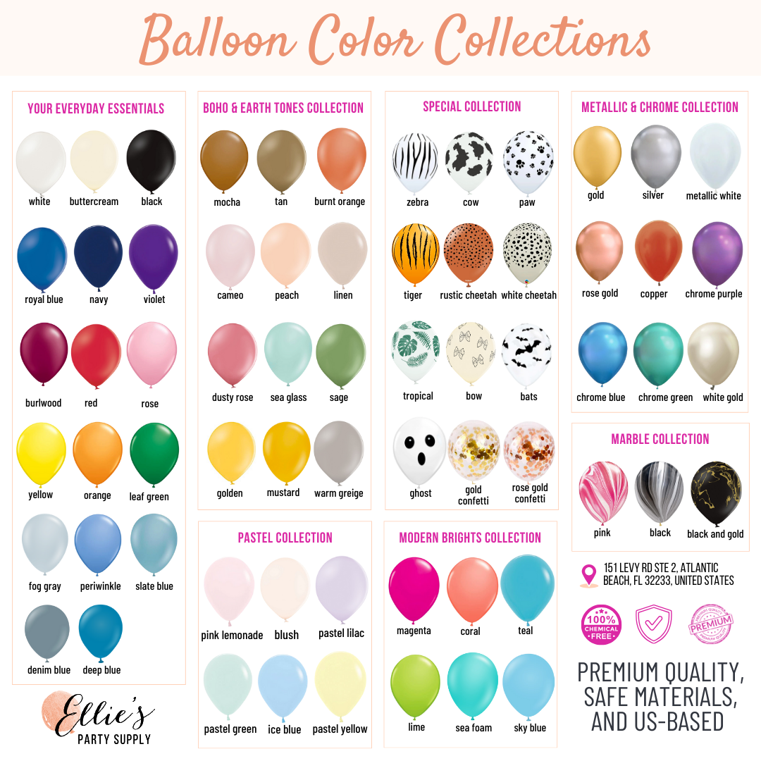 Rose Gold Confetti Balloon Bouquet