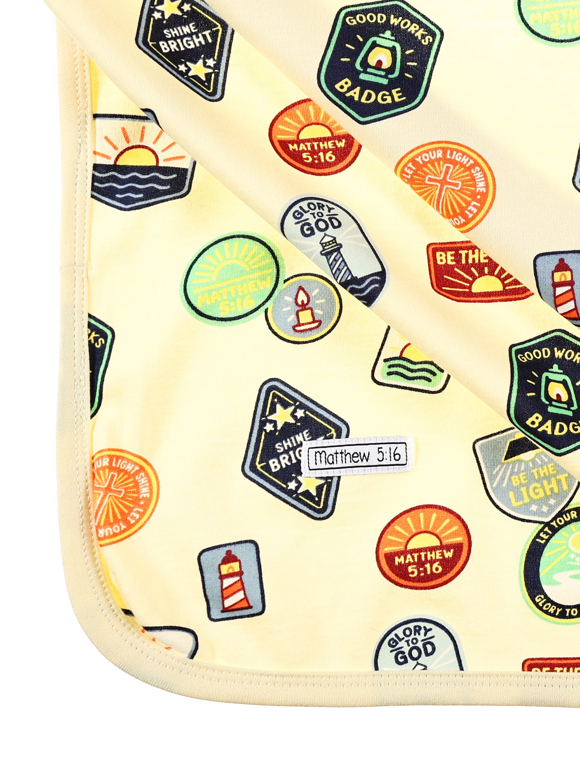 Be The Light Badges Swaddle Cotton