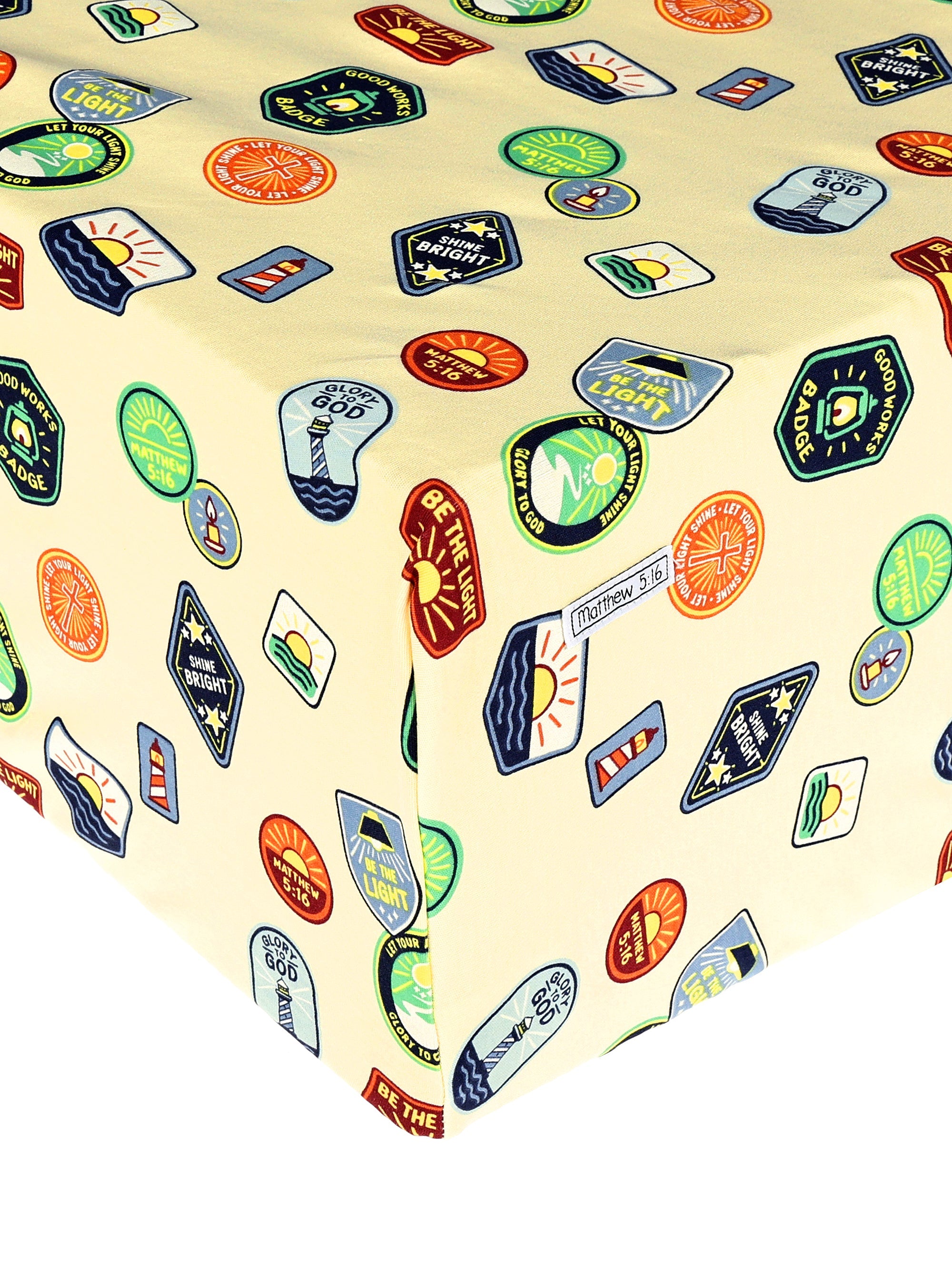 Be The Light Badges Bedsheet Cotton