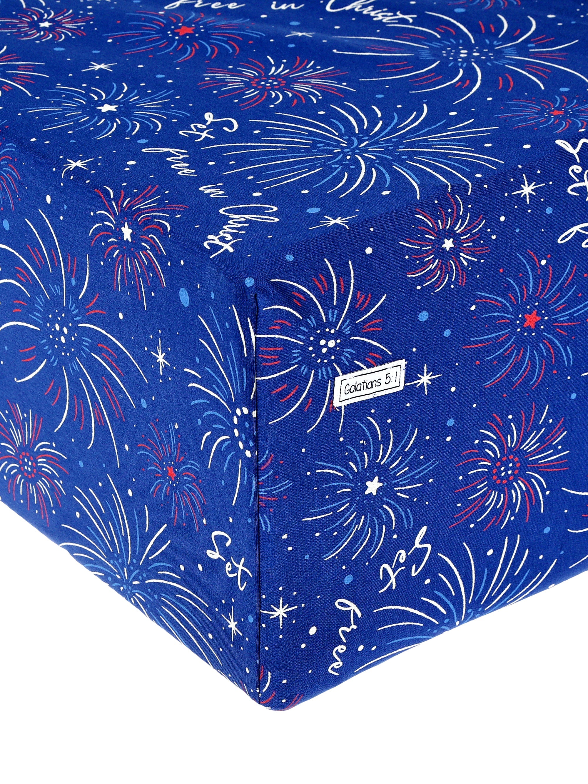 Set Free In Christ Bedsheet Cotton
