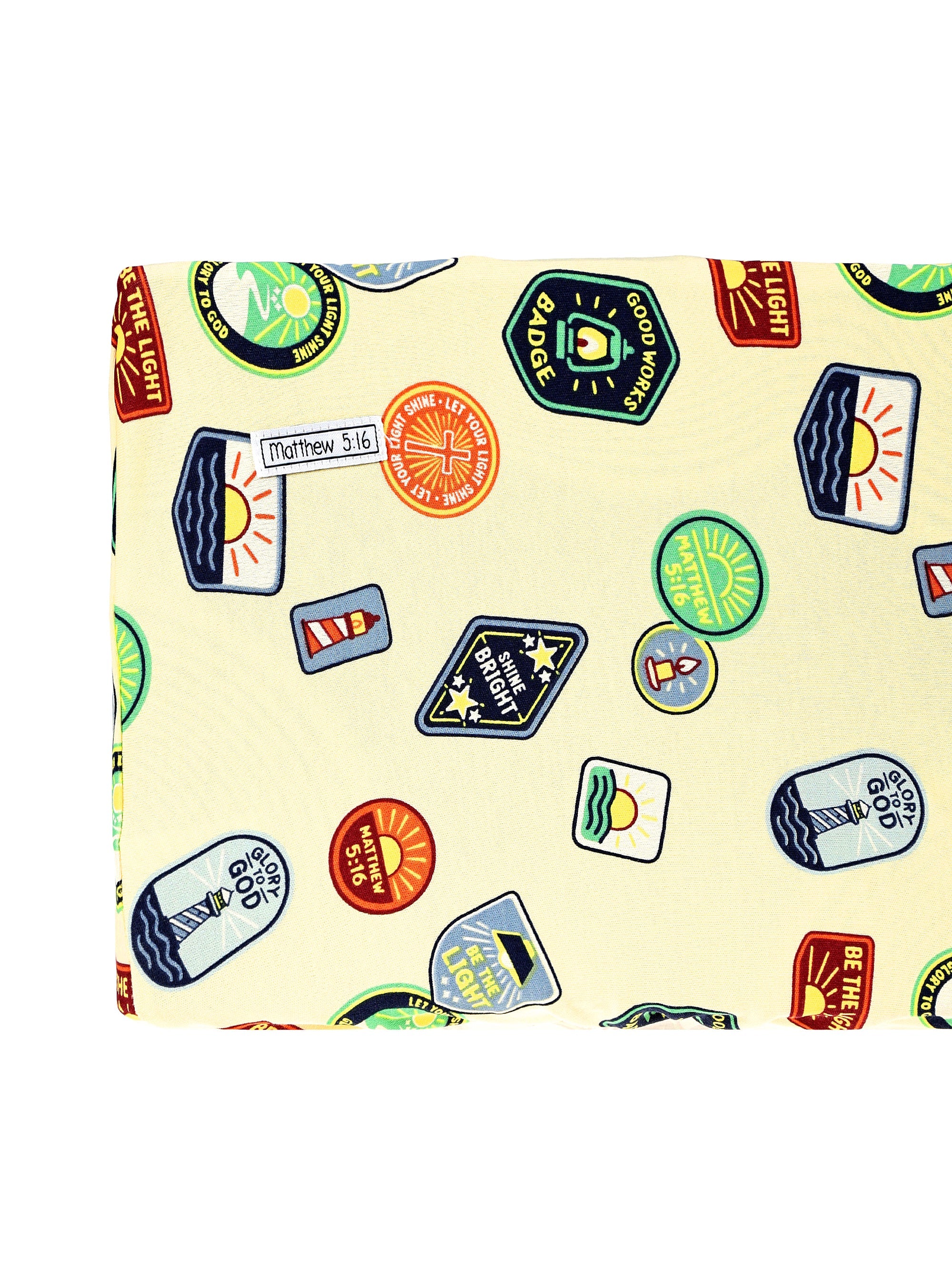 Be The Light Badges Bedsheet Cotton