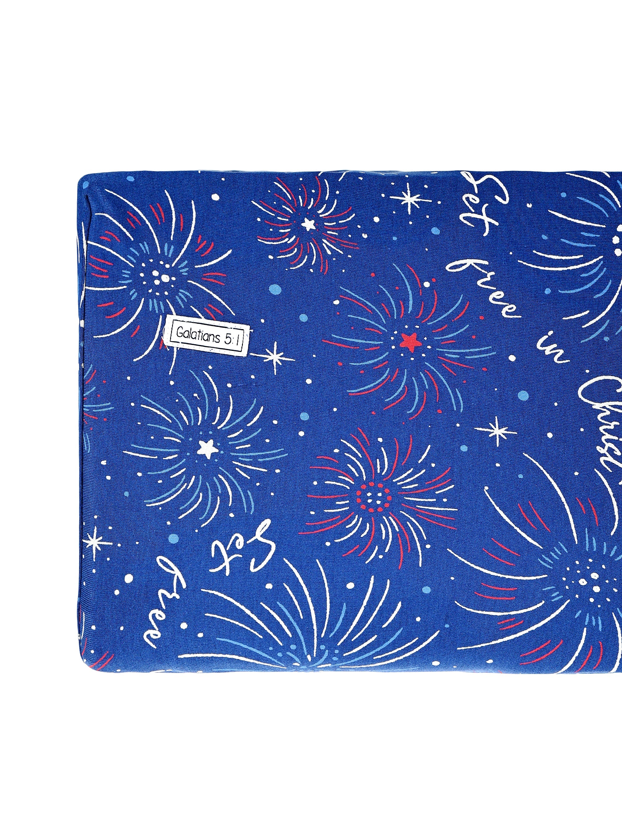Set Free In Christ Bedsheet Cotton