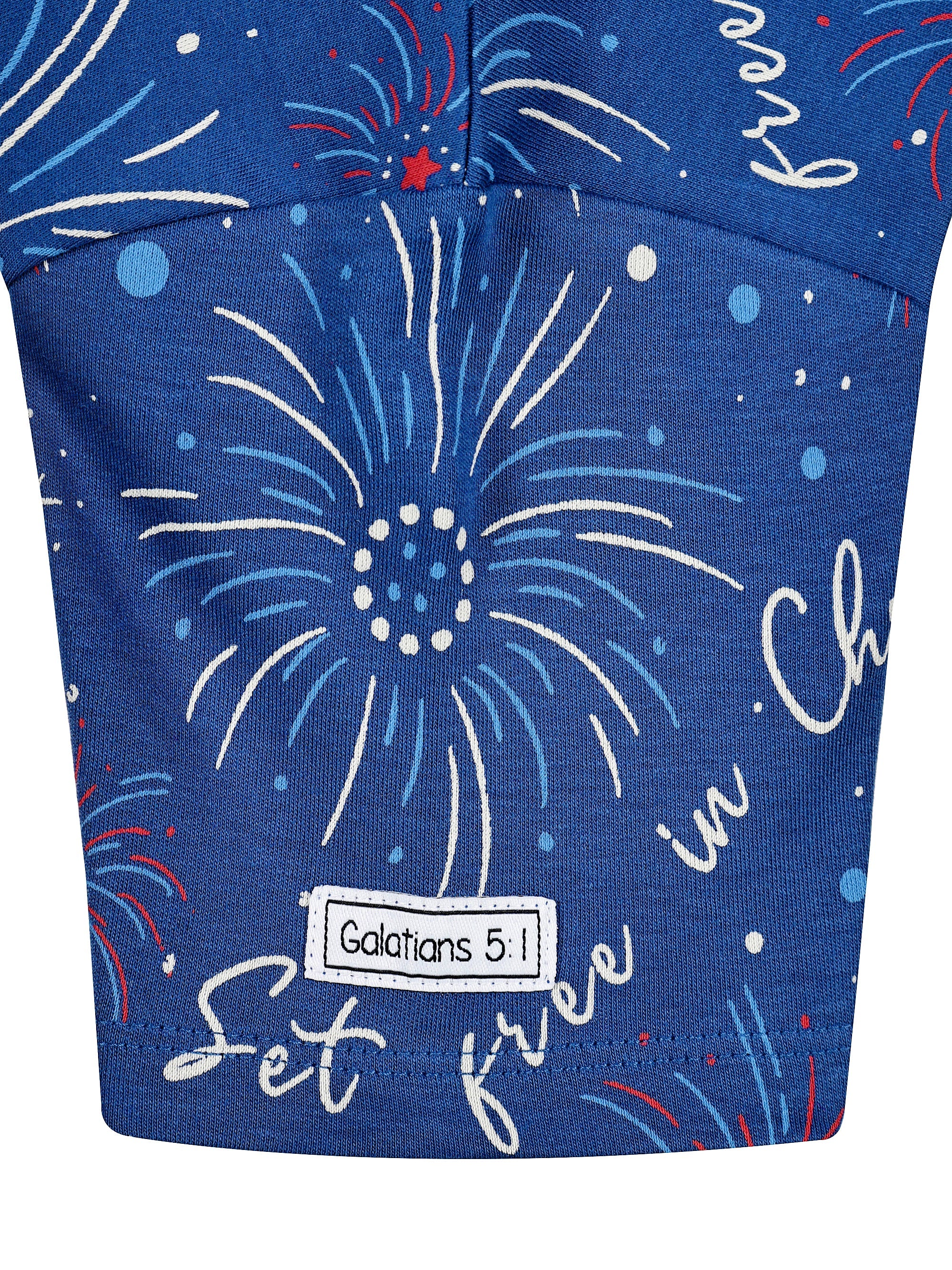 Set Free In Christ Pj Short Sleeve Set Cotton