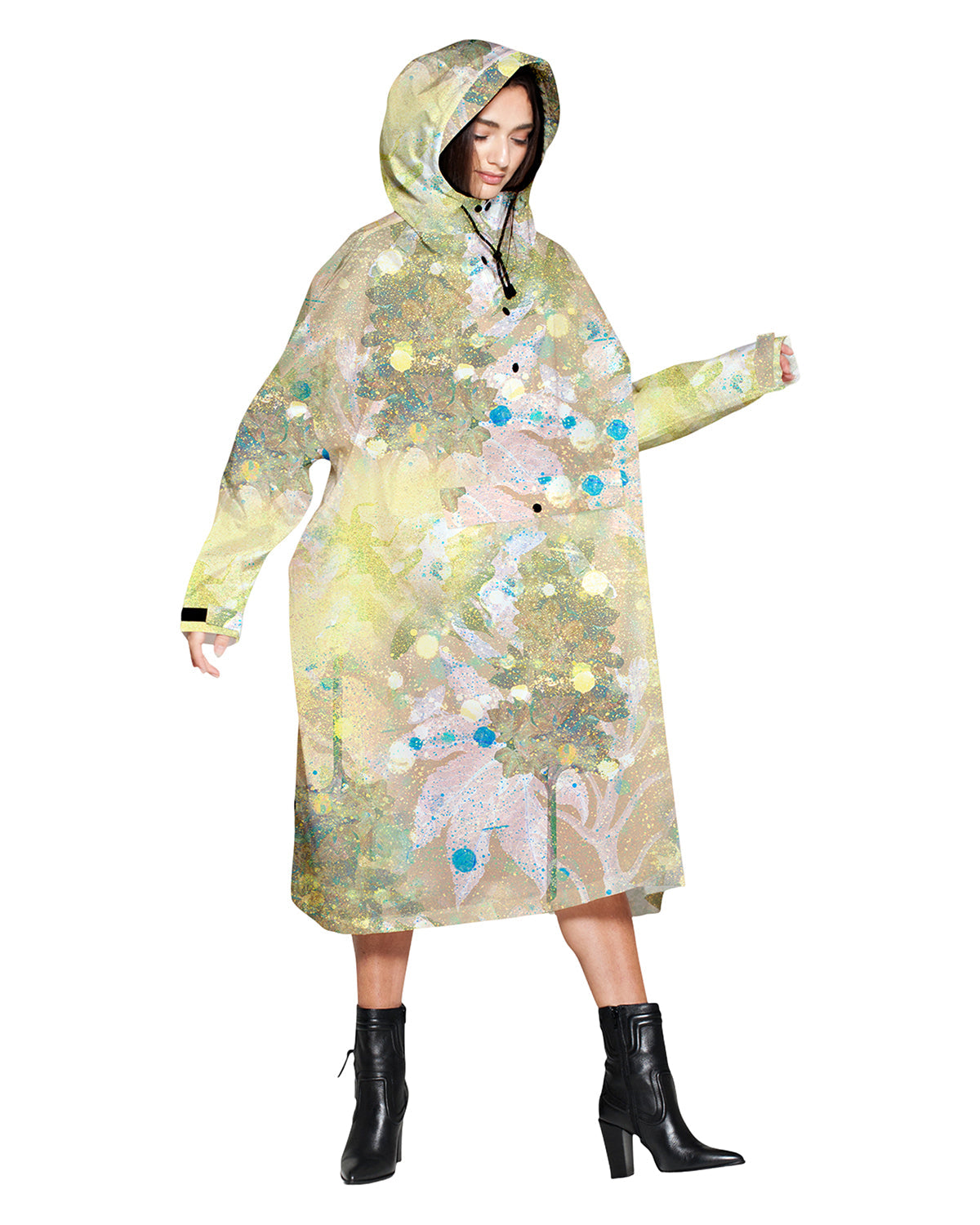 Rain Poncho Floral