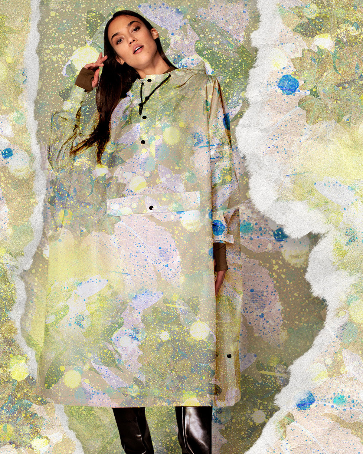 Rain Coat Flora