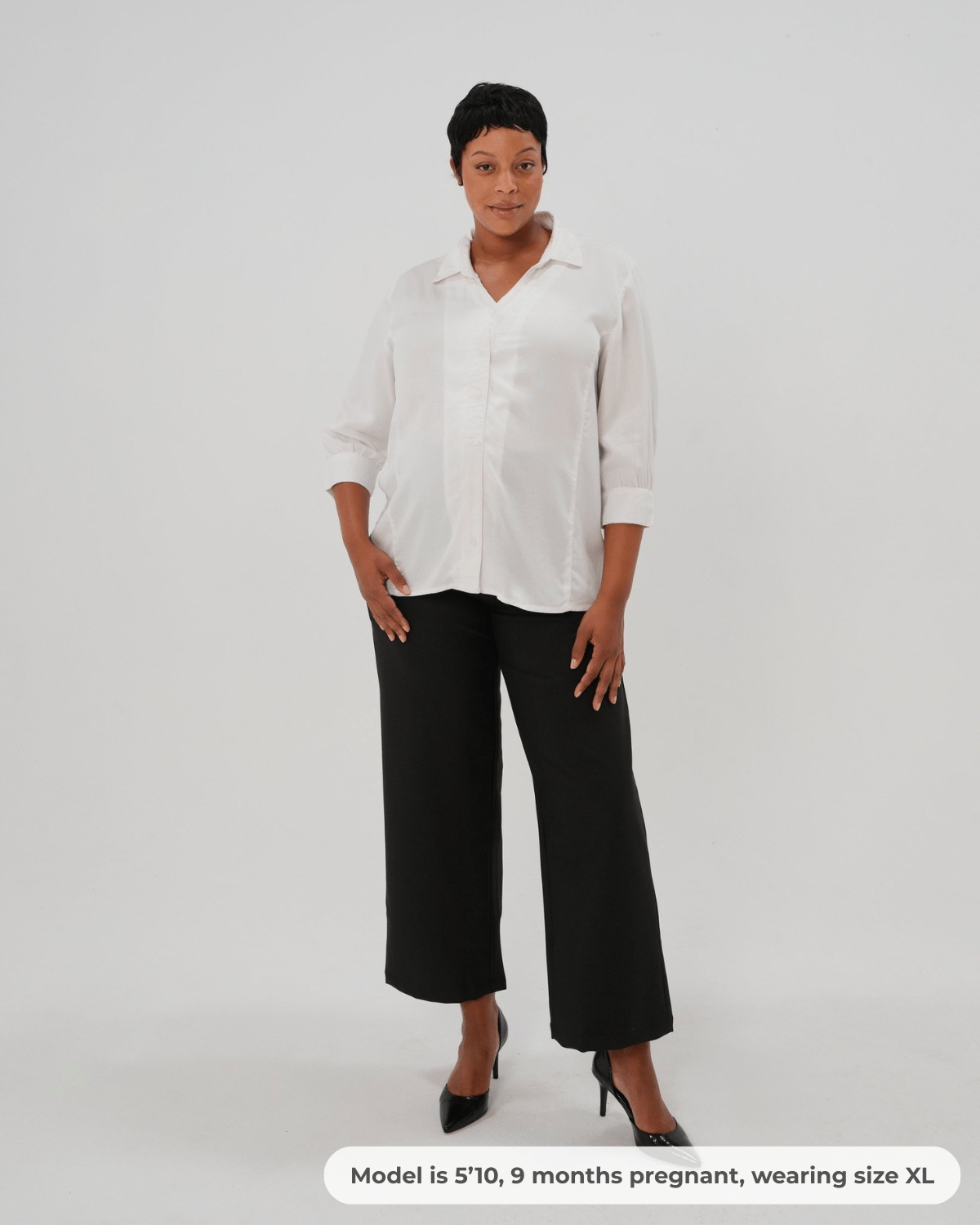 No-gap Maternity & Nursing Button Down