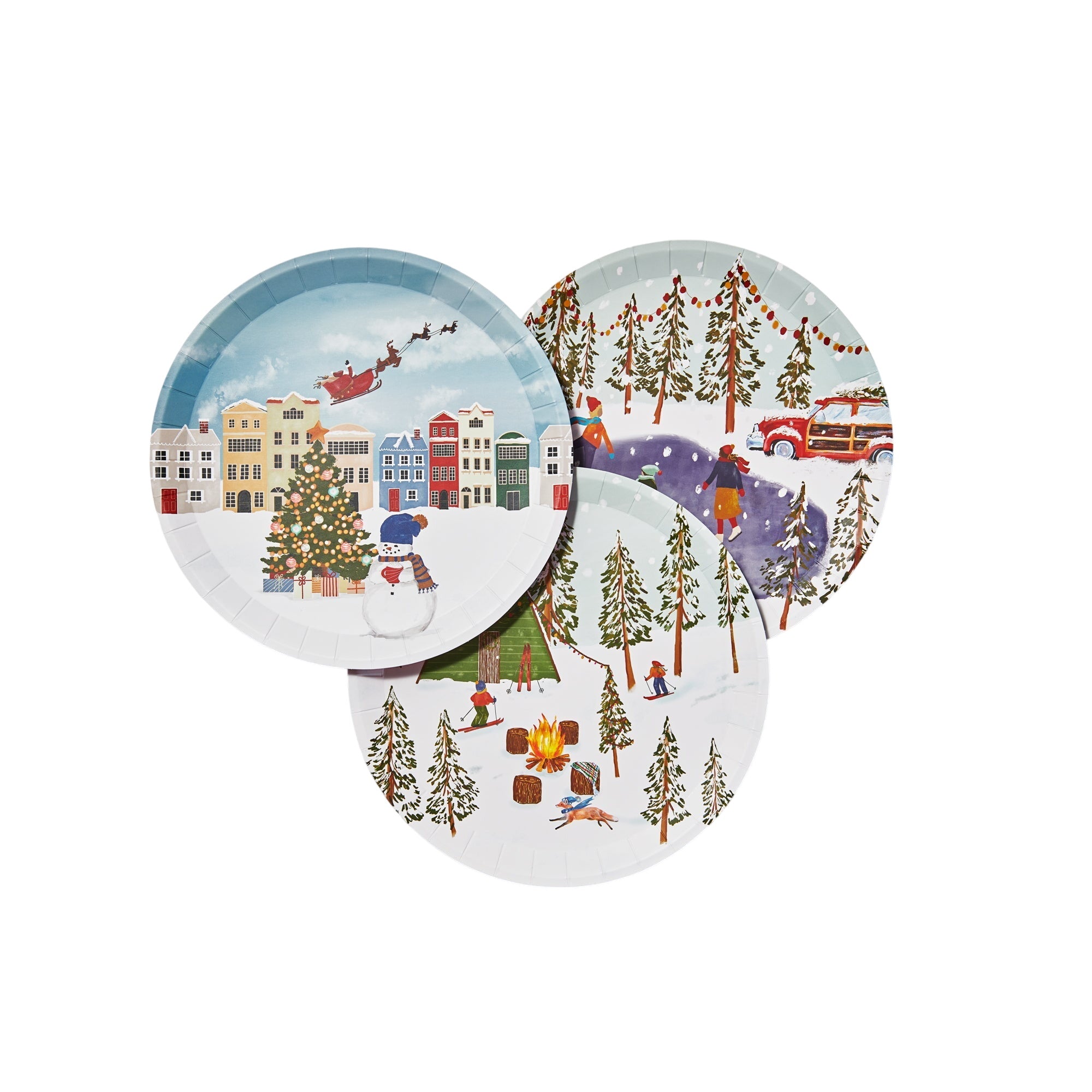 Winter Wonderland Large Plates (10 Per Pack)