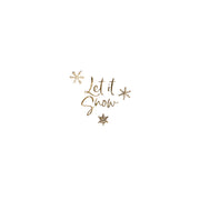 Let It Snow Cocktail Napkins (25 Per Pack)