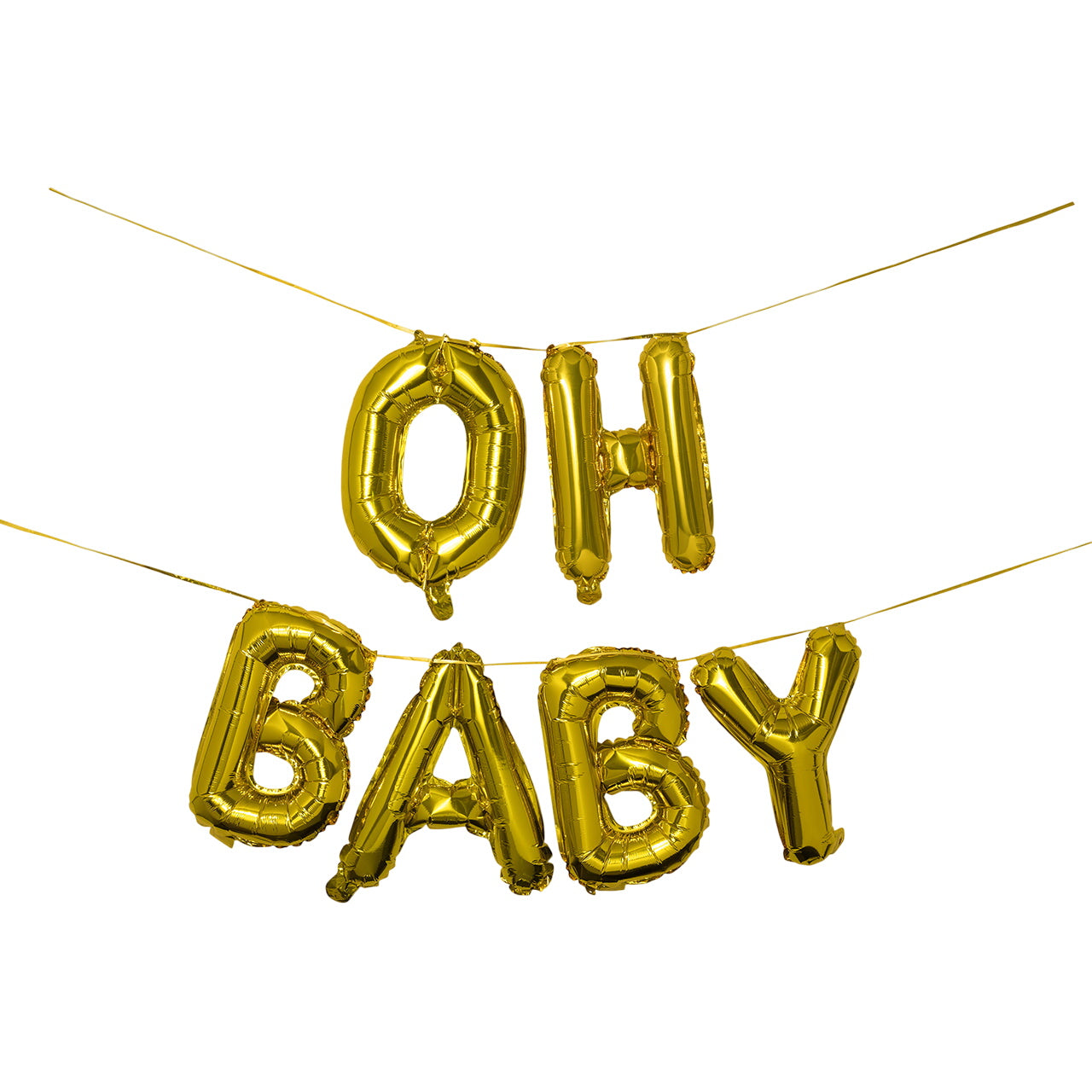 Oh Baby Balloon Banner