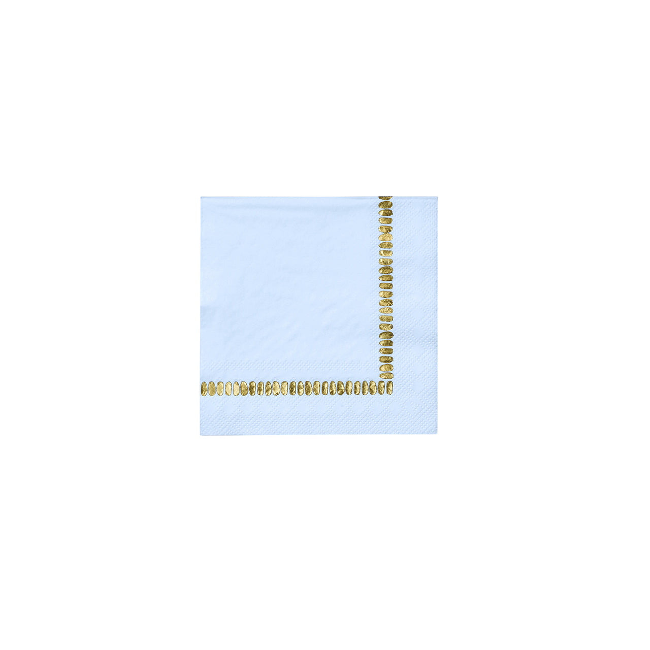 Pale Blue Brushstroke Cocktail Napkins (25 Per Pack)