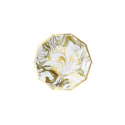 Carrara Marble Small Plates (10 Per Pack)