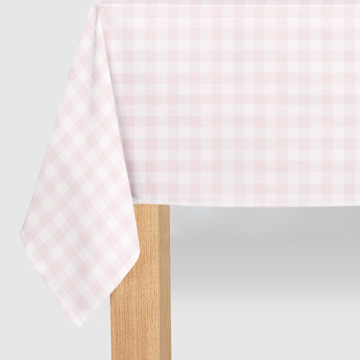 Pink Gingham Paper Tablecloth by Coterie