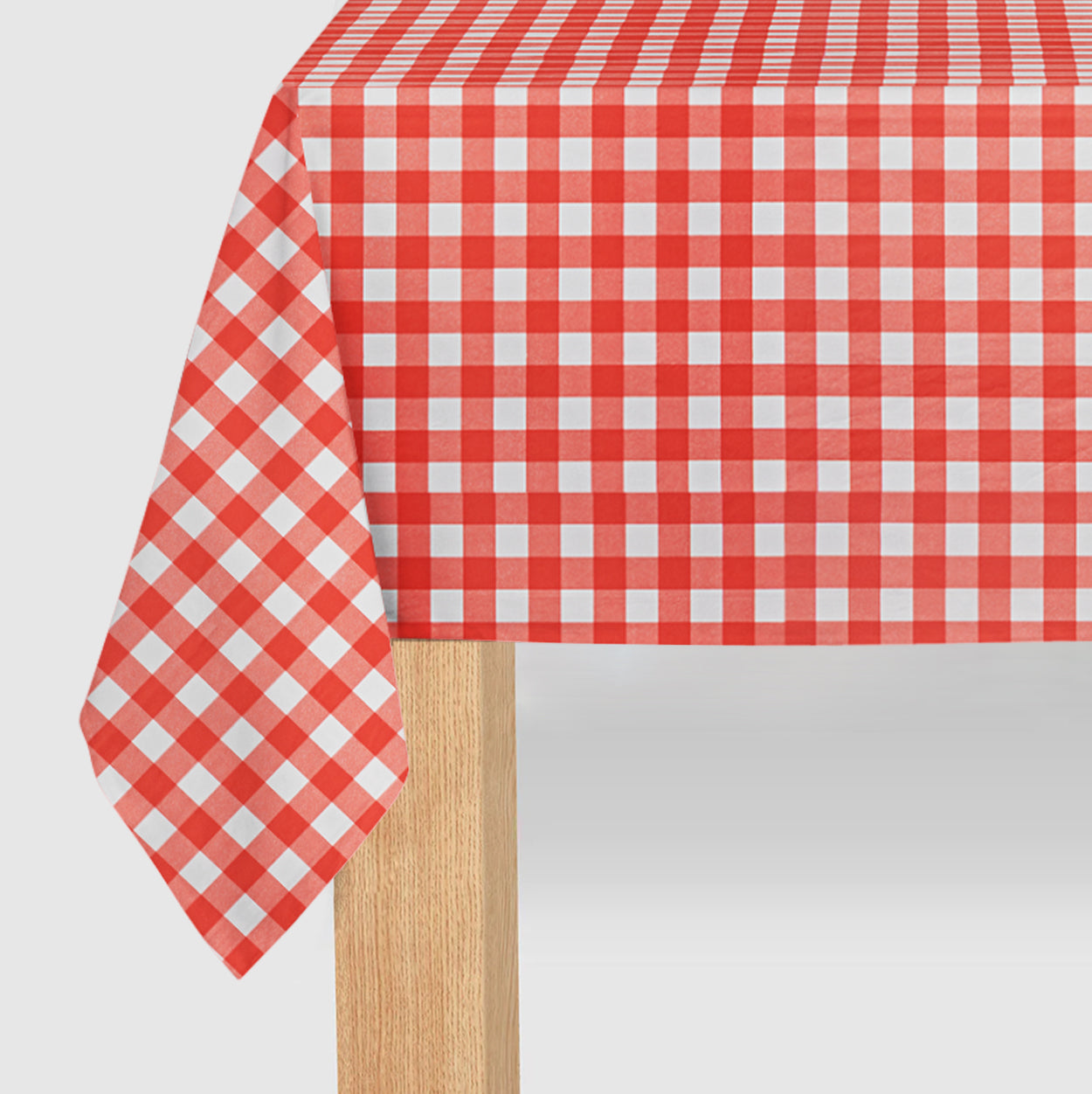 Red Gingham Paper Tablecloth by Coterie