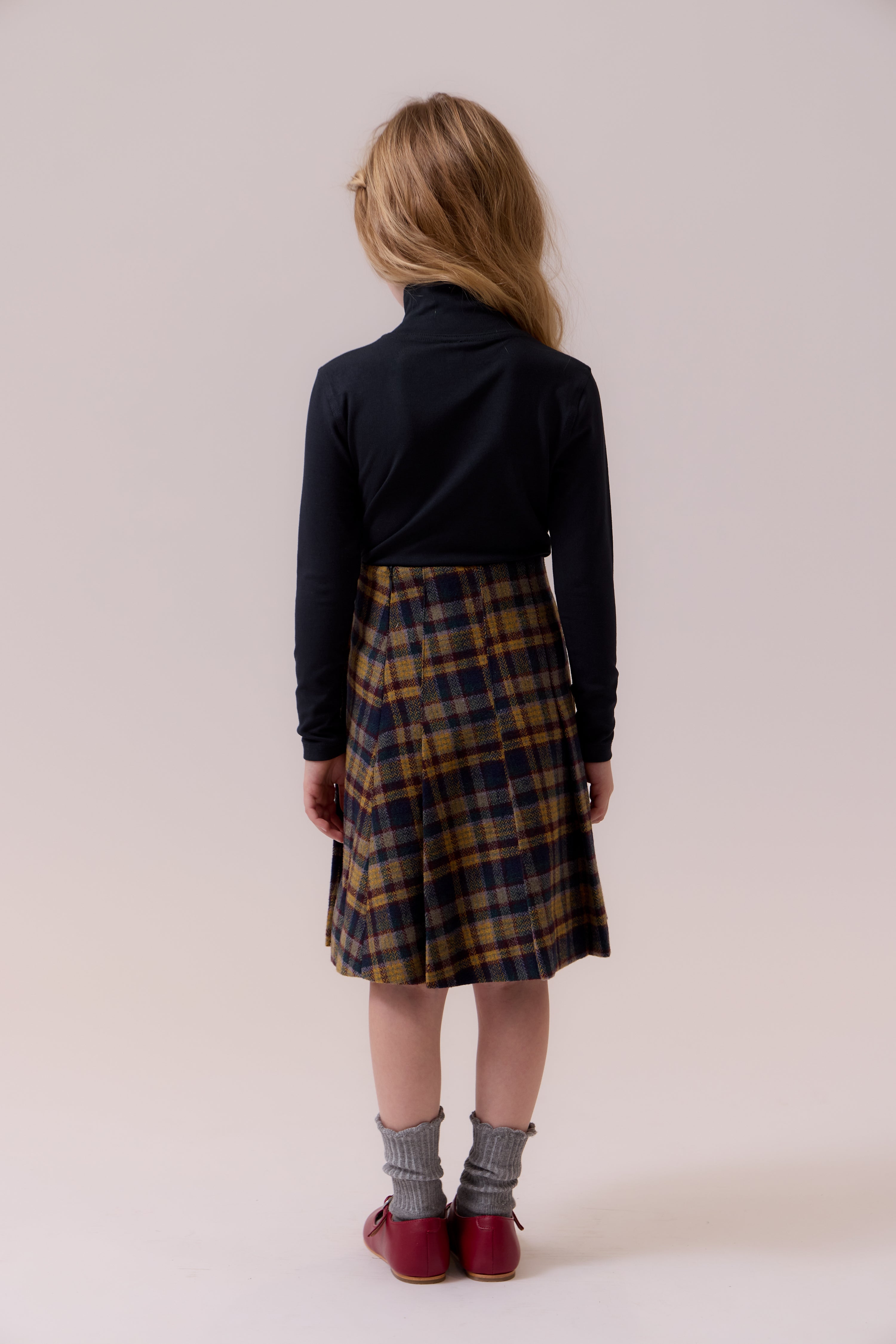 Aria Plaid Wrap Skirt