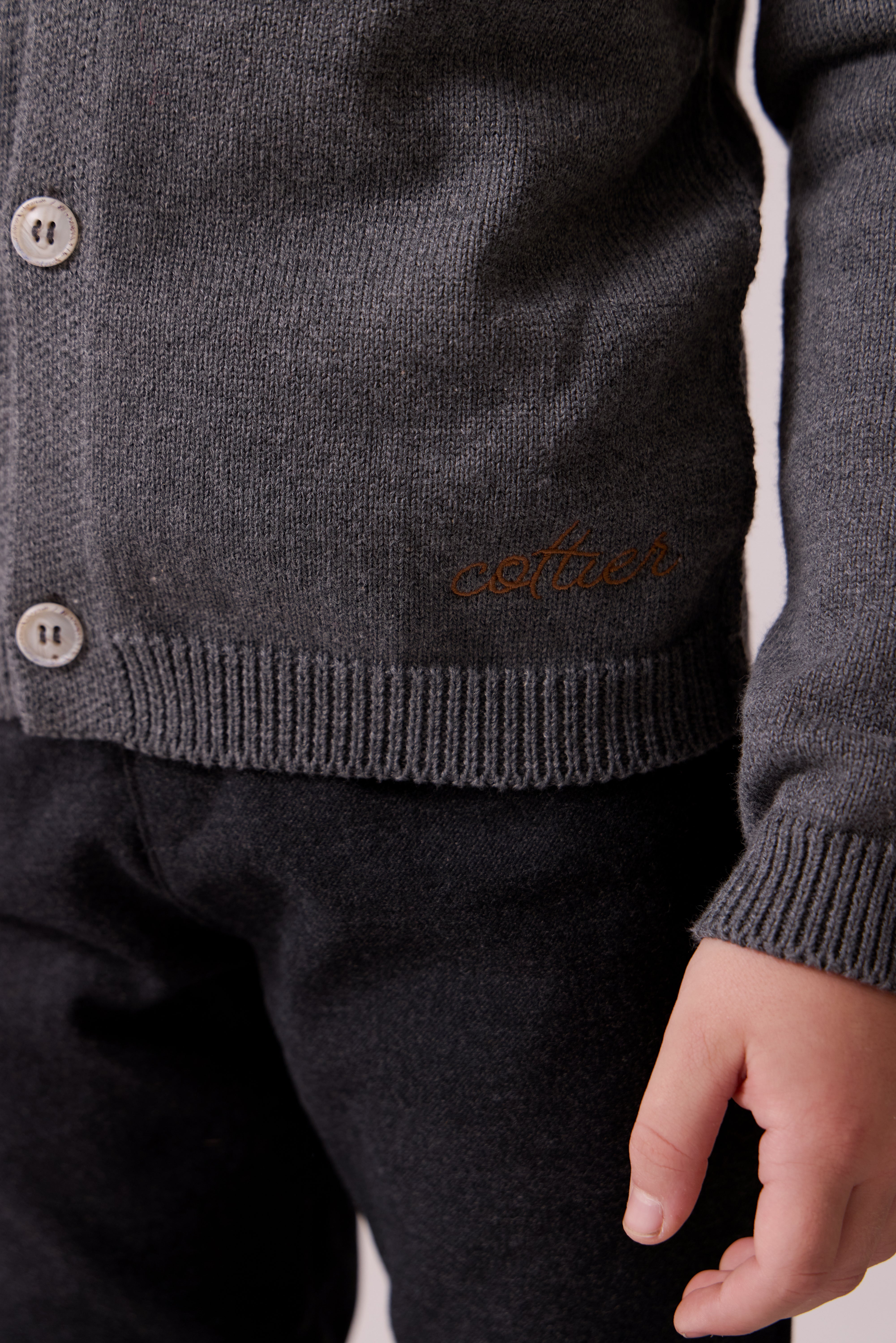 Elliot Knit Cardigan - Grey
