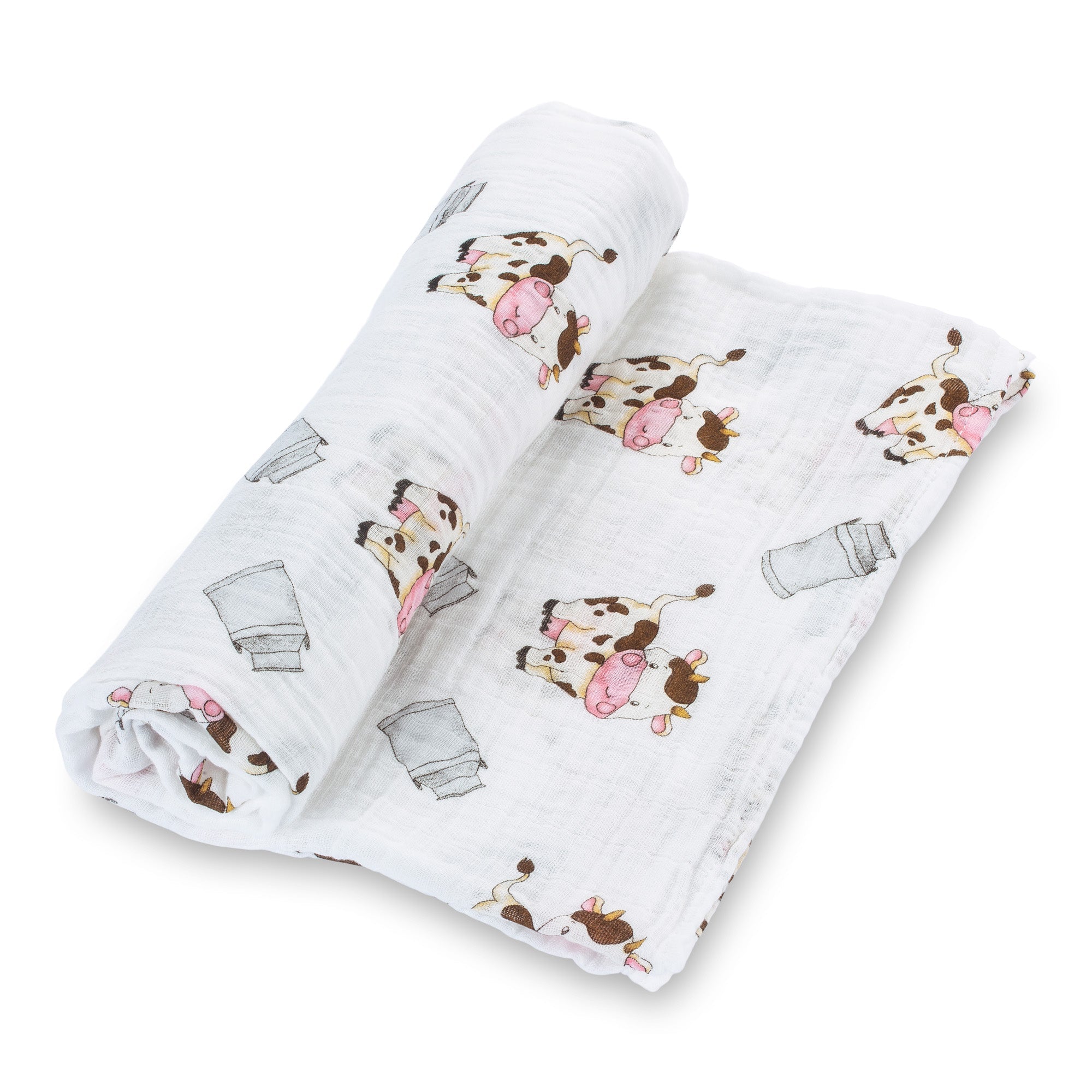 The Cow Goes Moo Swaddle Blanket