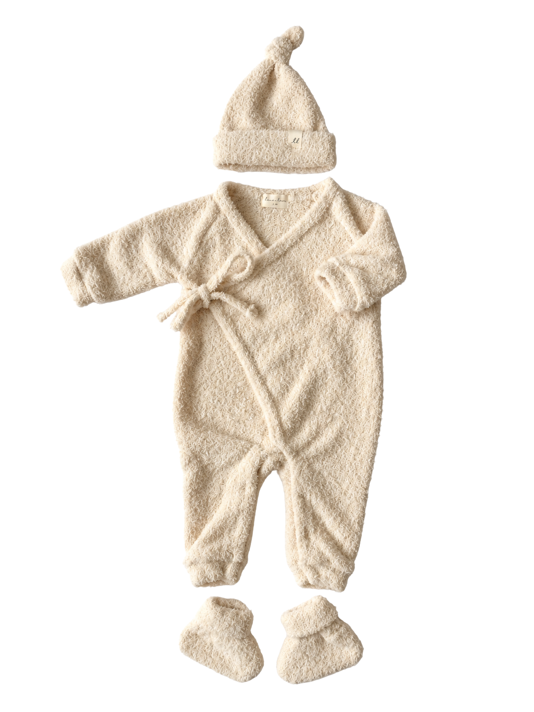 Luna + Luca Cozy Teddy Kimono Set
