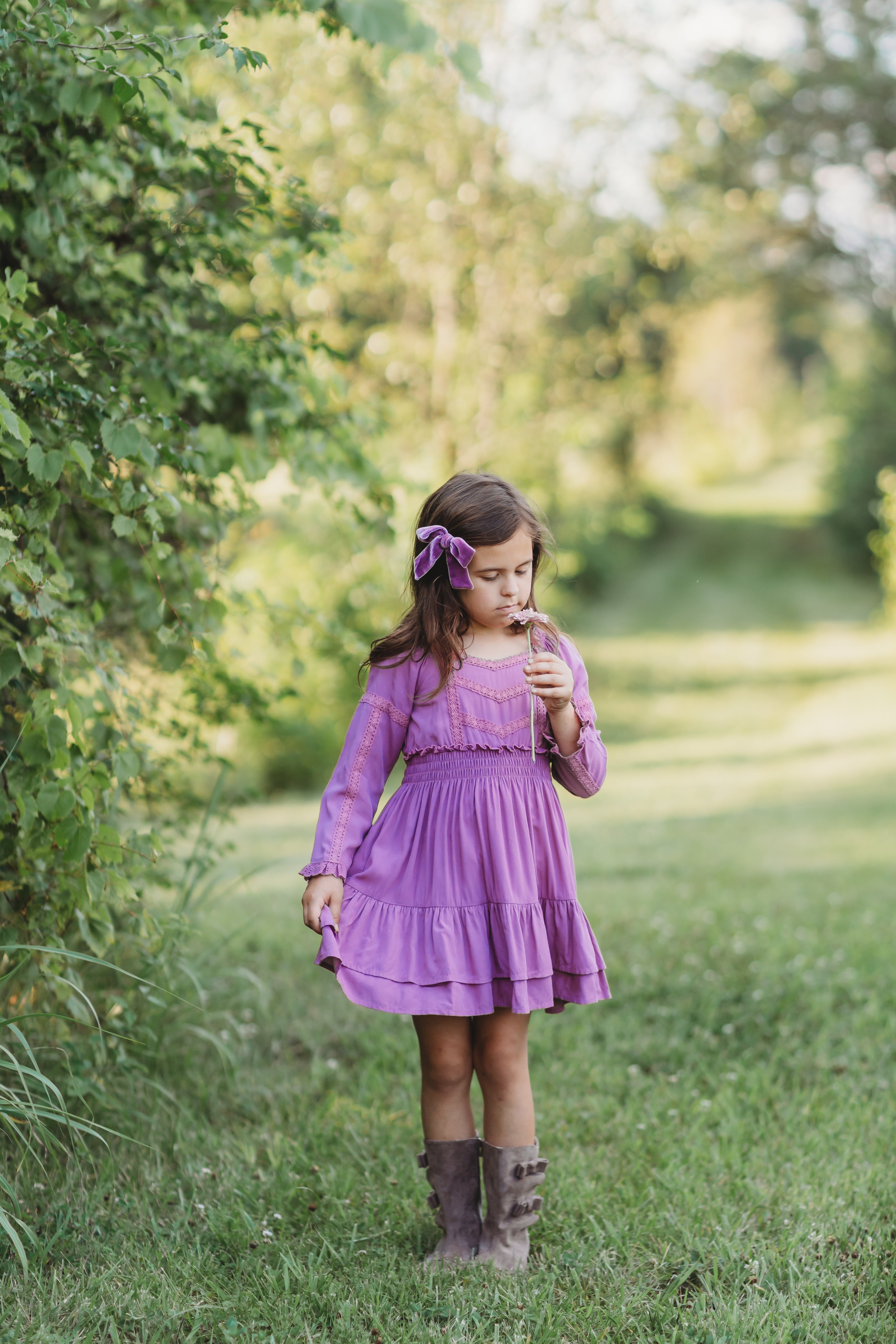 Elara Dress - Plum Perfect