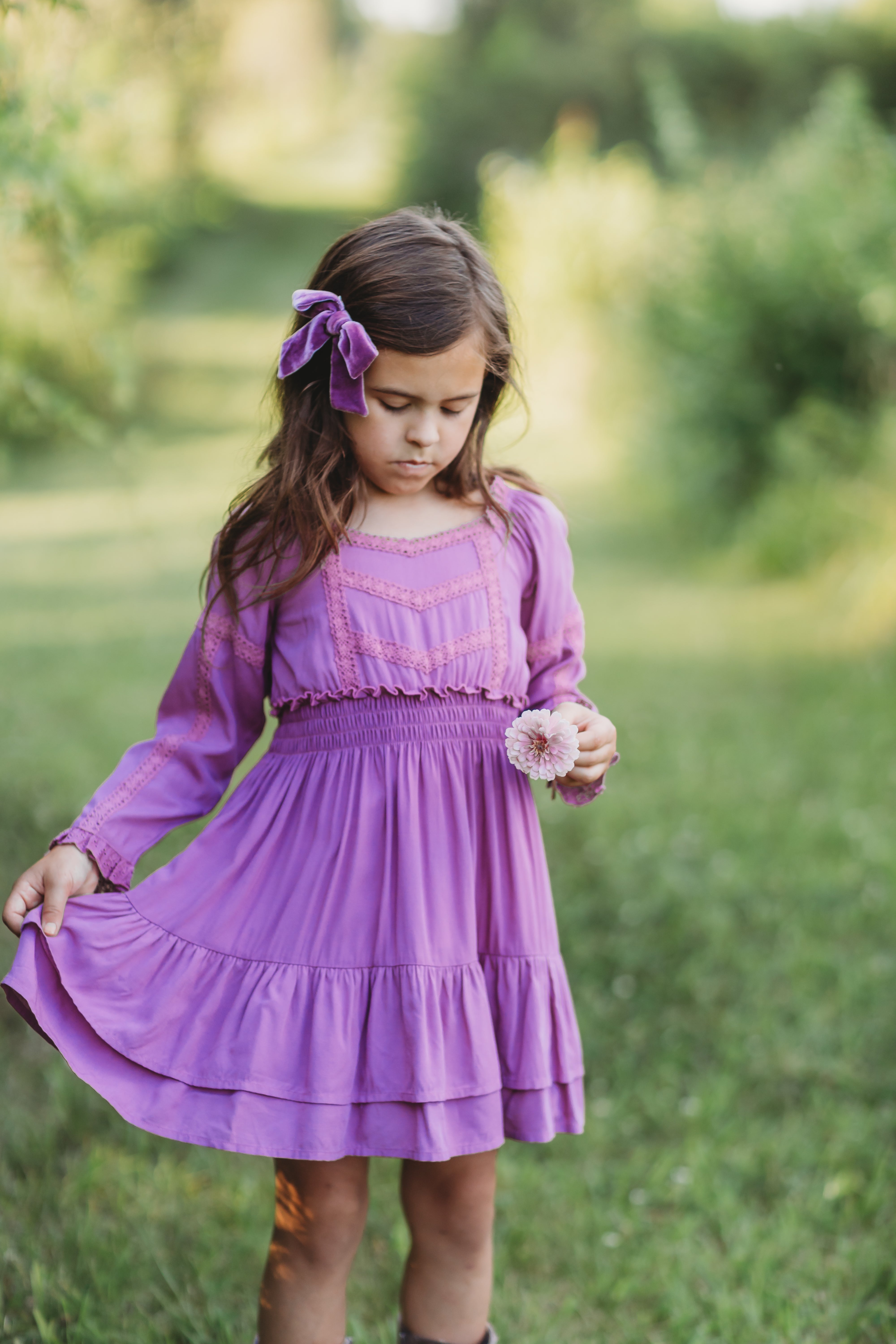 Elara Dress - Plum Perfect