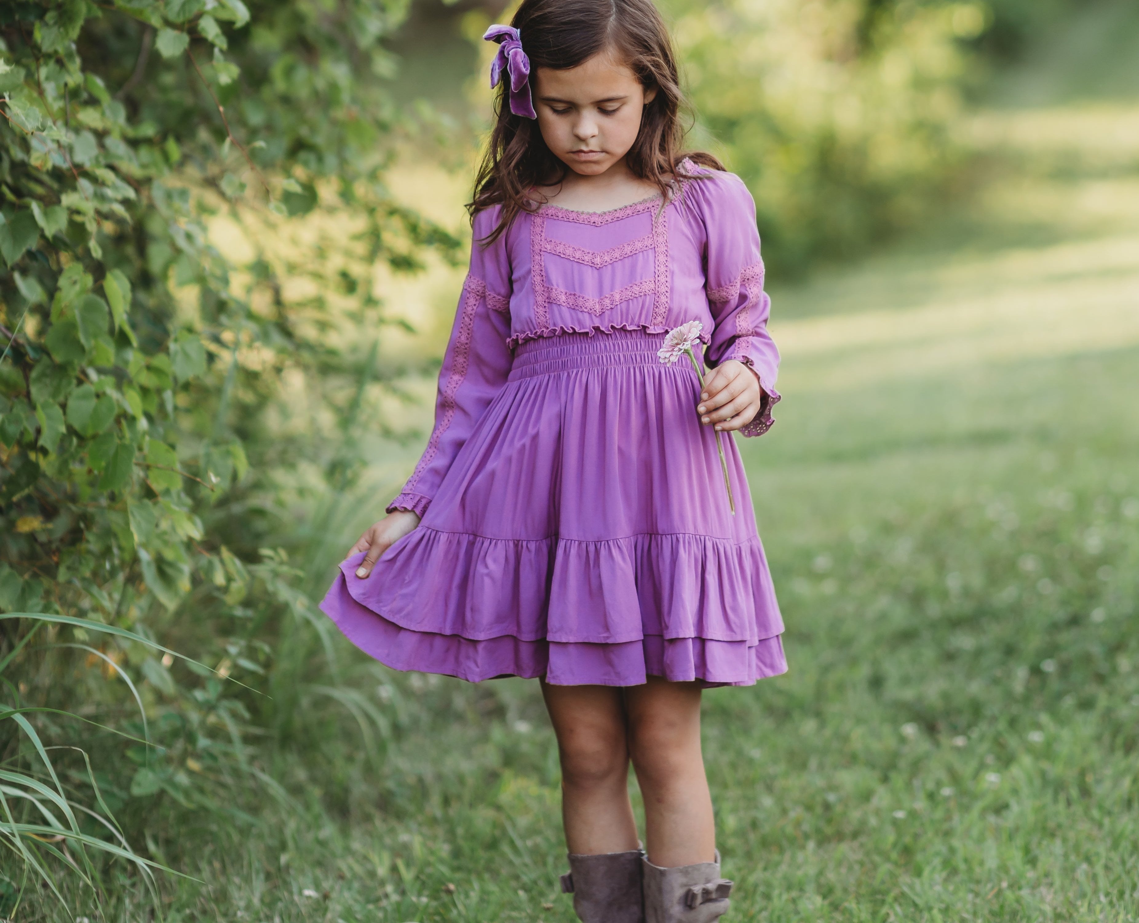 Elara Dress - Plum Perfect