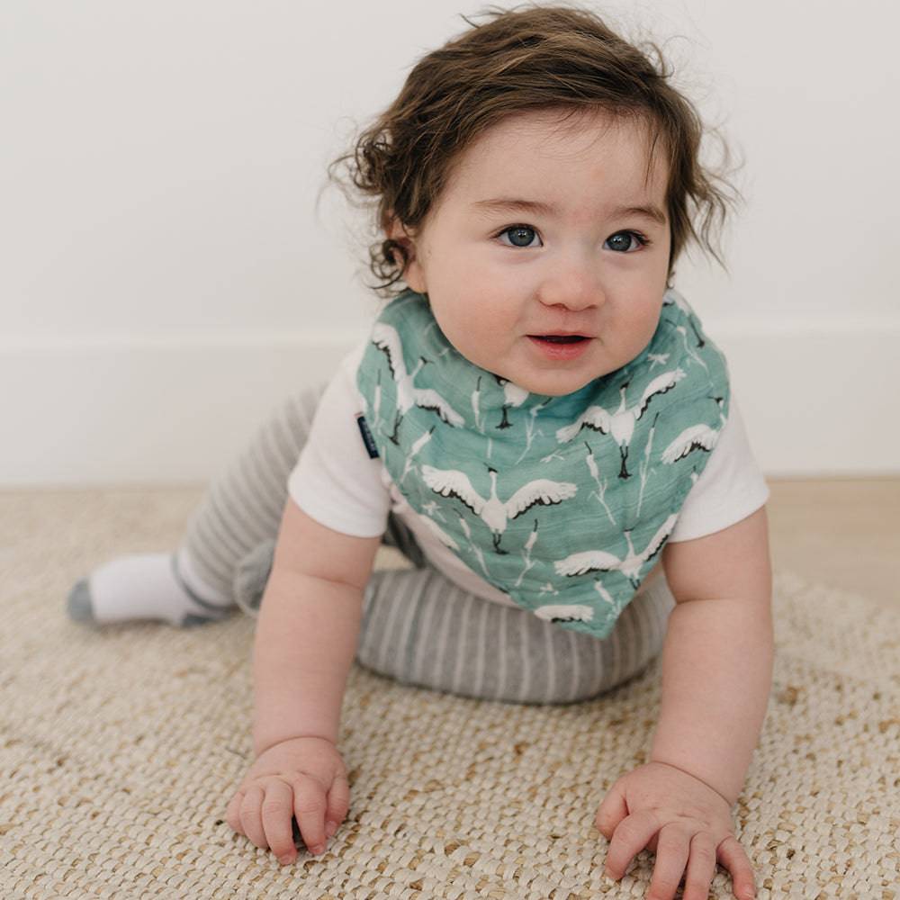 Crane Oh So Soft Muslin Bandana Bib