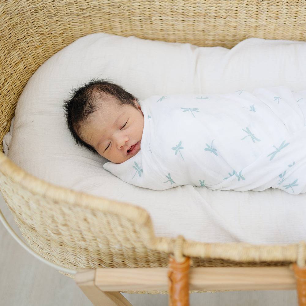 Muslin Swaddle Blanket Oh So Soft Dragonfly