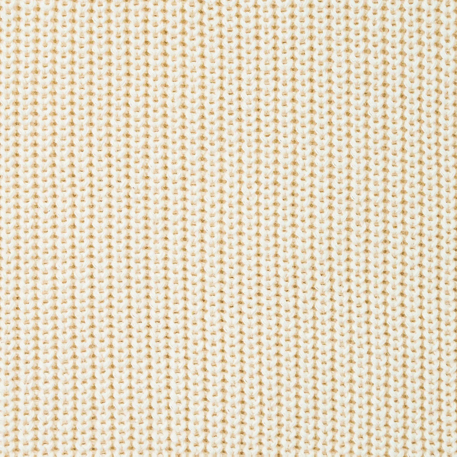 Classic Knit Baby Sweater In Cream