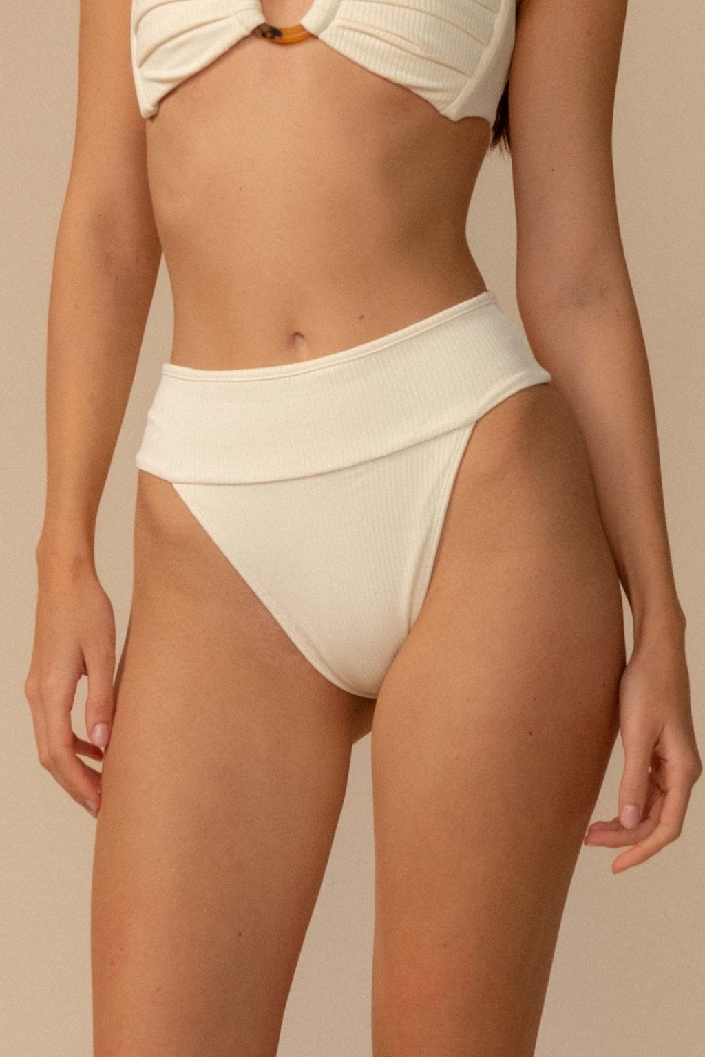 Cream Rib Tamarindo Bikini Bottom