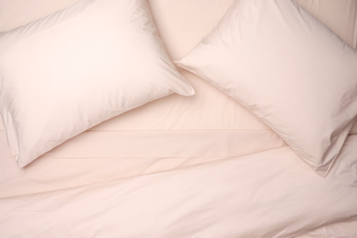 Crisp Percale Cotton Bed Sheets