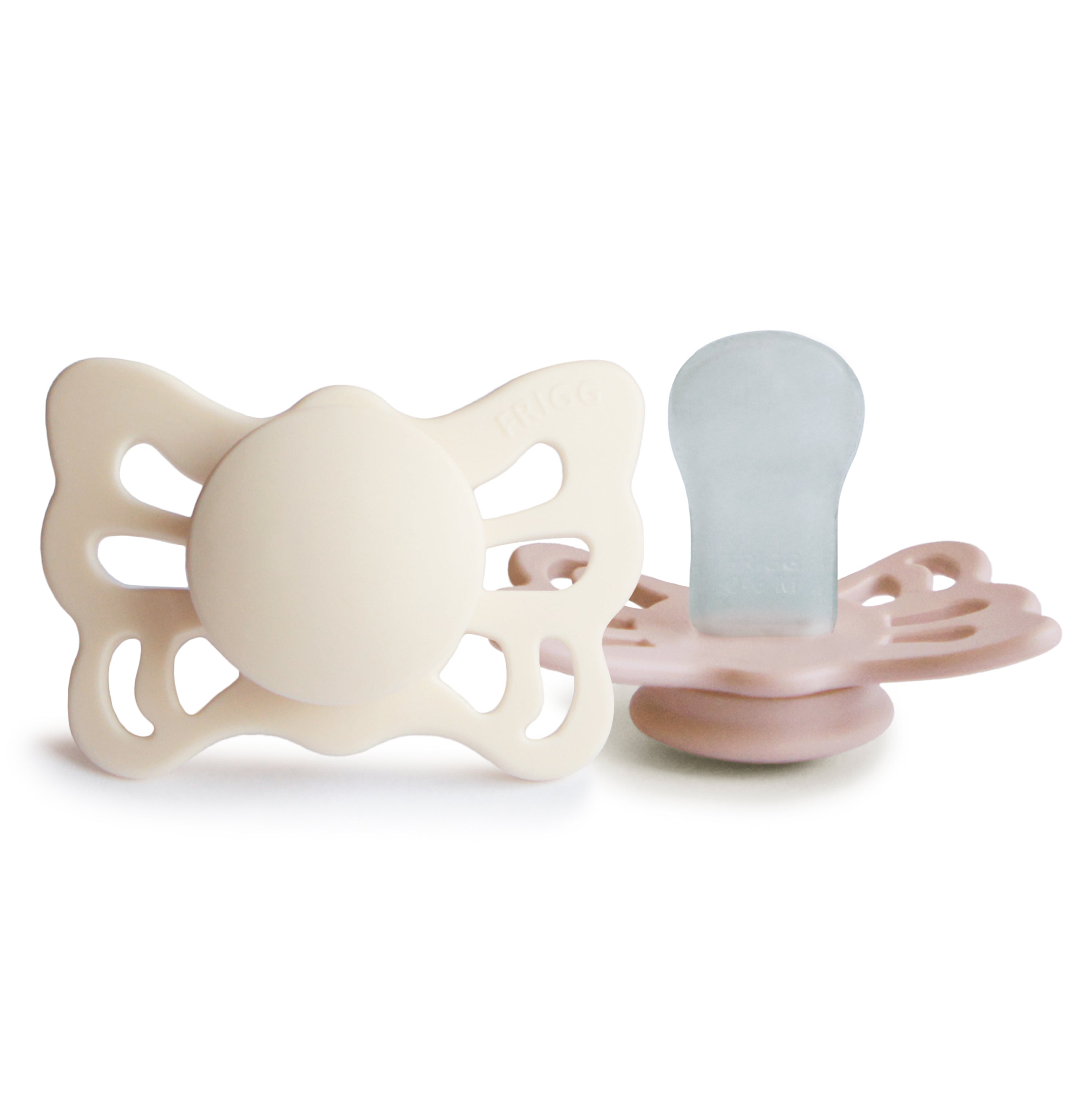 Frigg Butterfly Anatomical Silicone Pacifier 2-pack (0-6 Months)