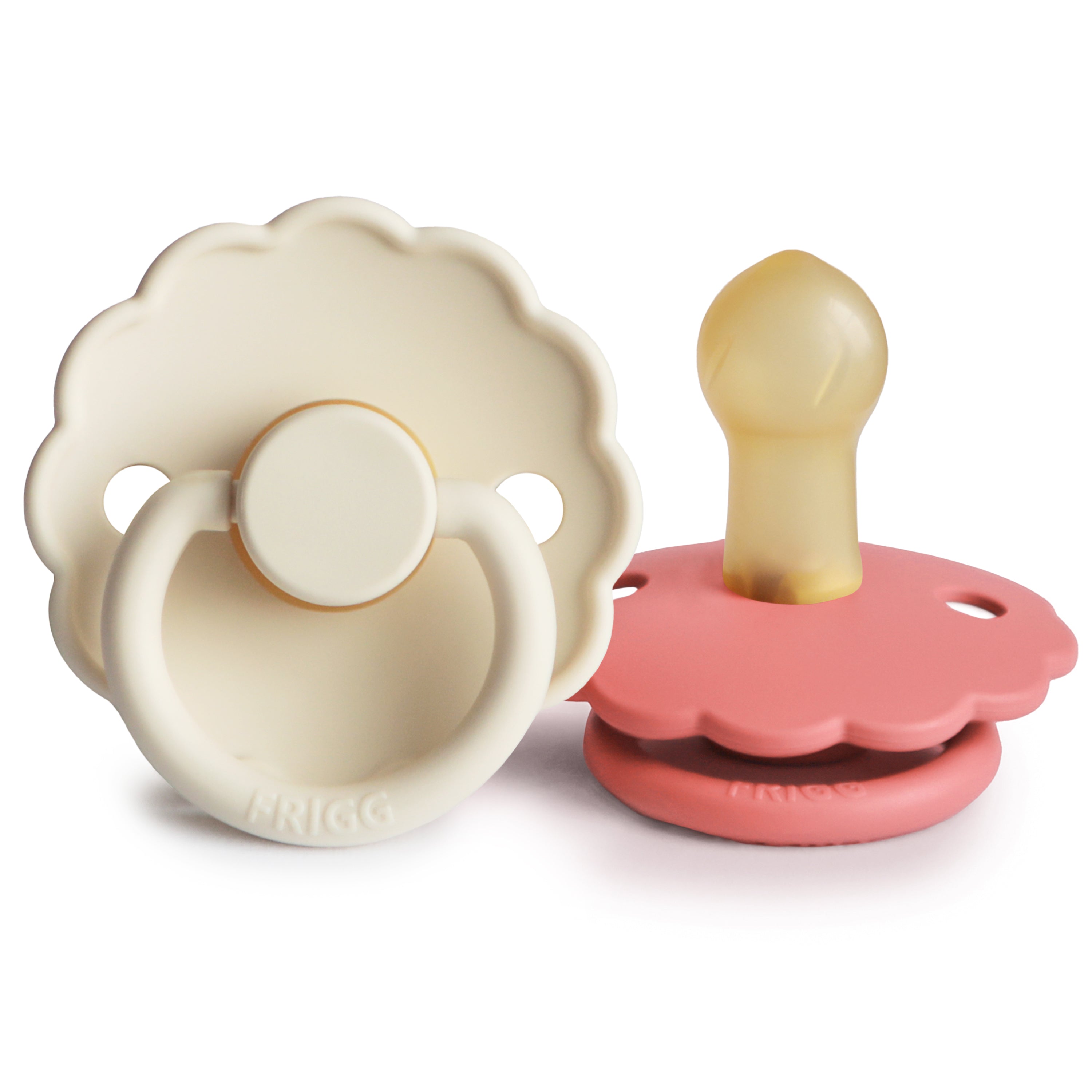 Frigg Daisy Natural Rubber Pacifier 2-pack