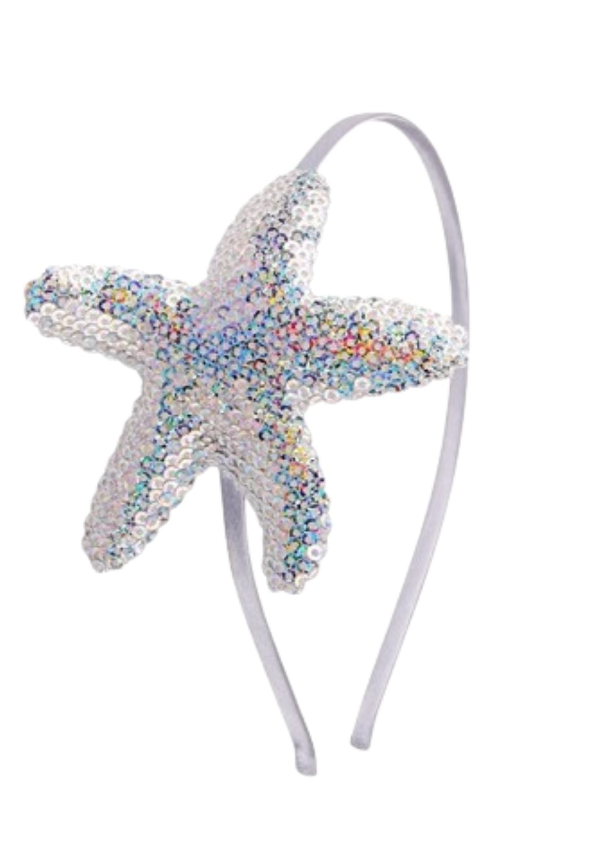 Silver Sequin Headband