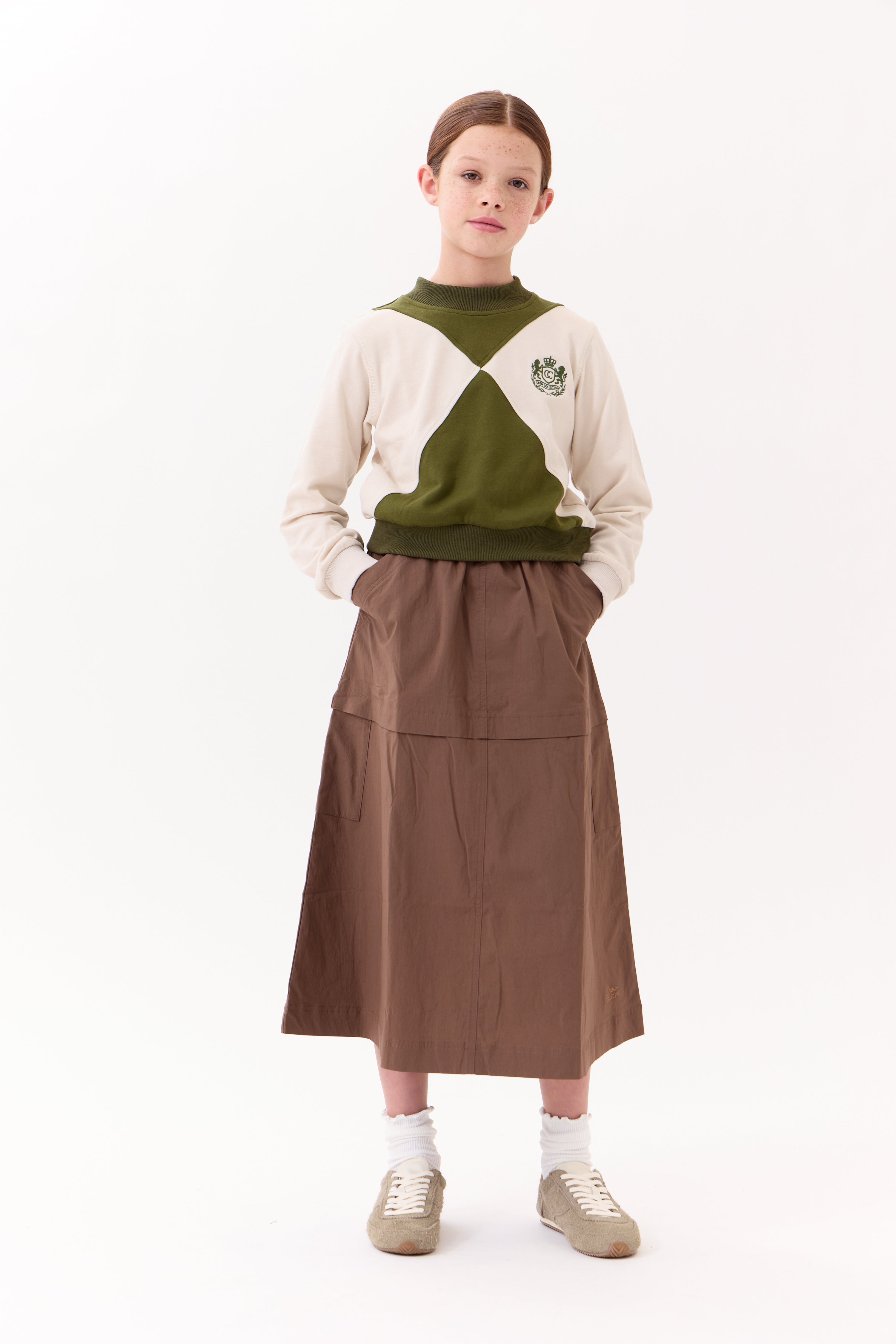 Gia Maxi Skirt - Brown