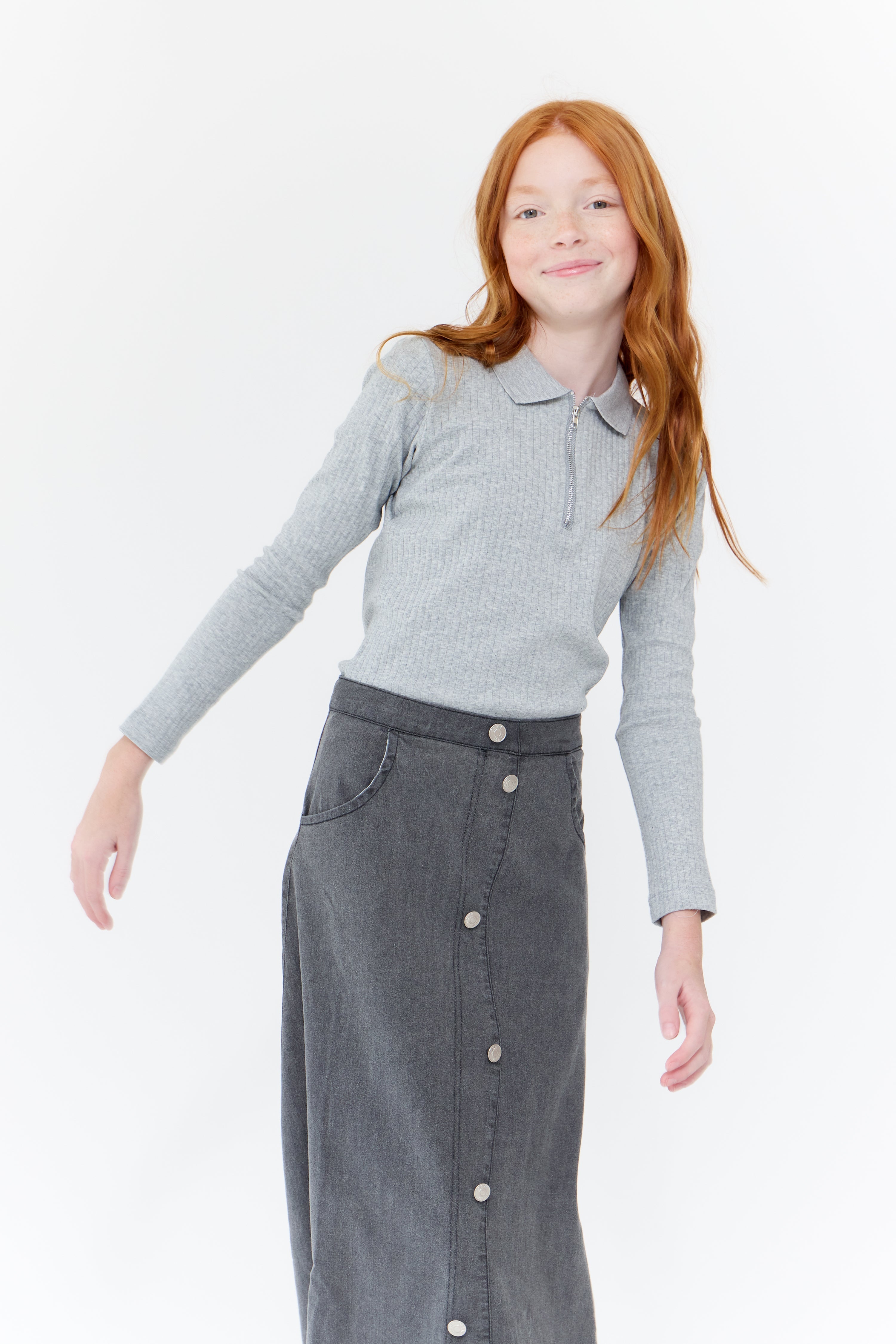 Olivia Tee - Grey