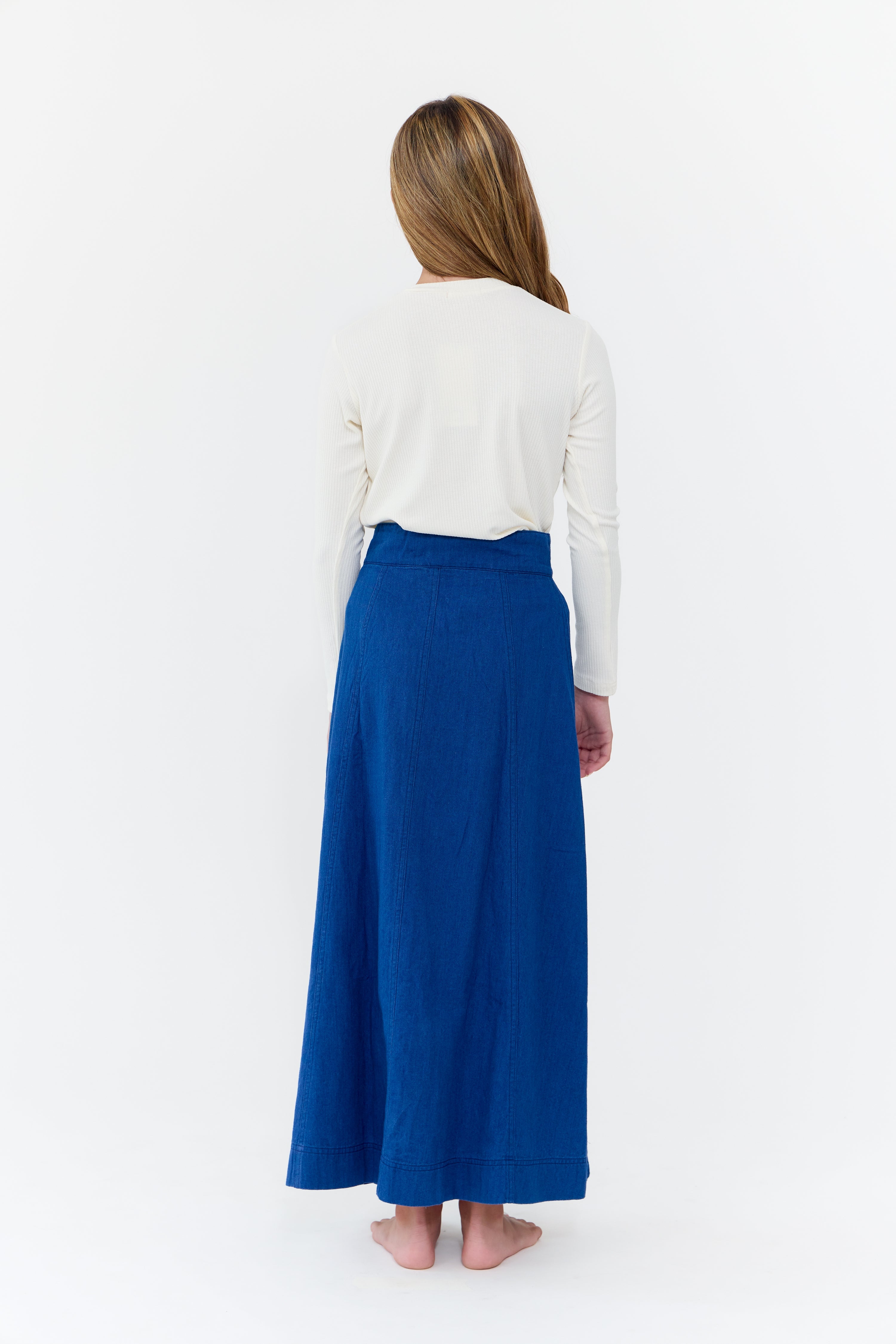 Lesli Maxi Skirt - Blue