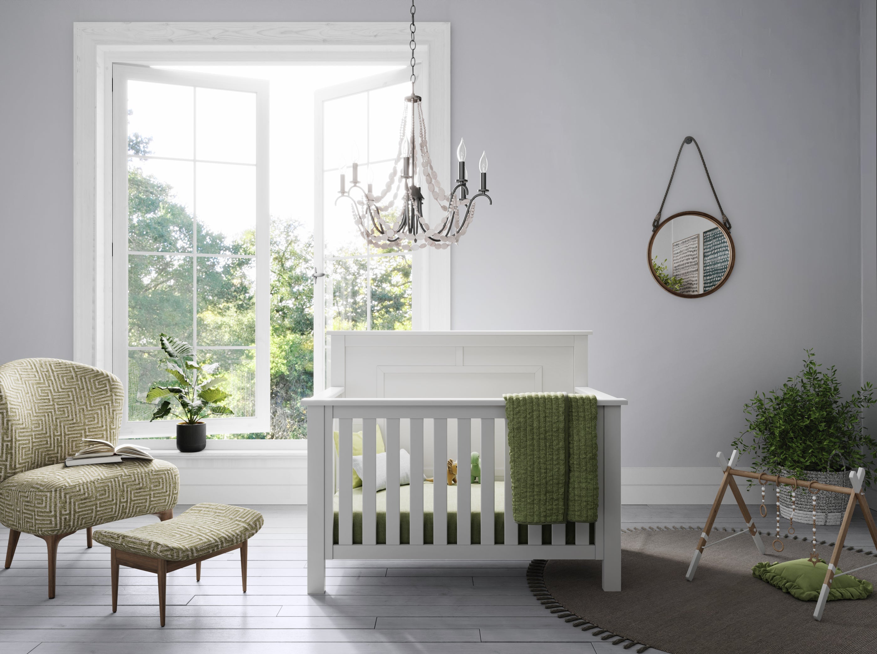 "just White" Og 4-in-1 Convertible Crib