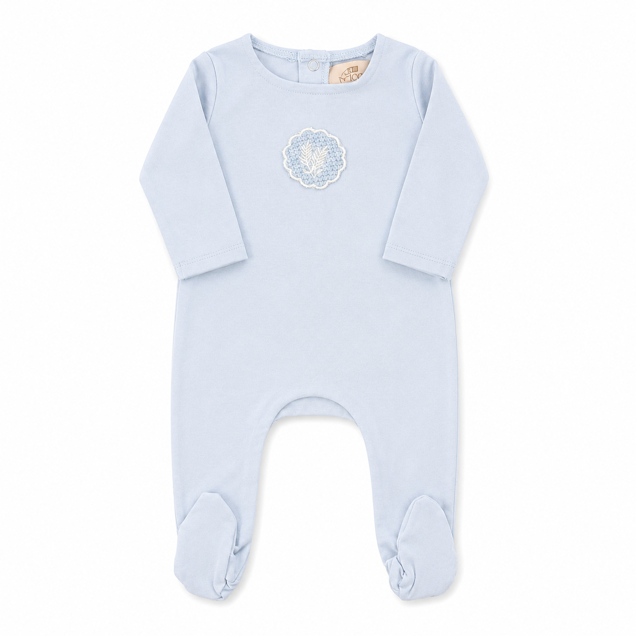 Crochet Applique (cotton) Footie