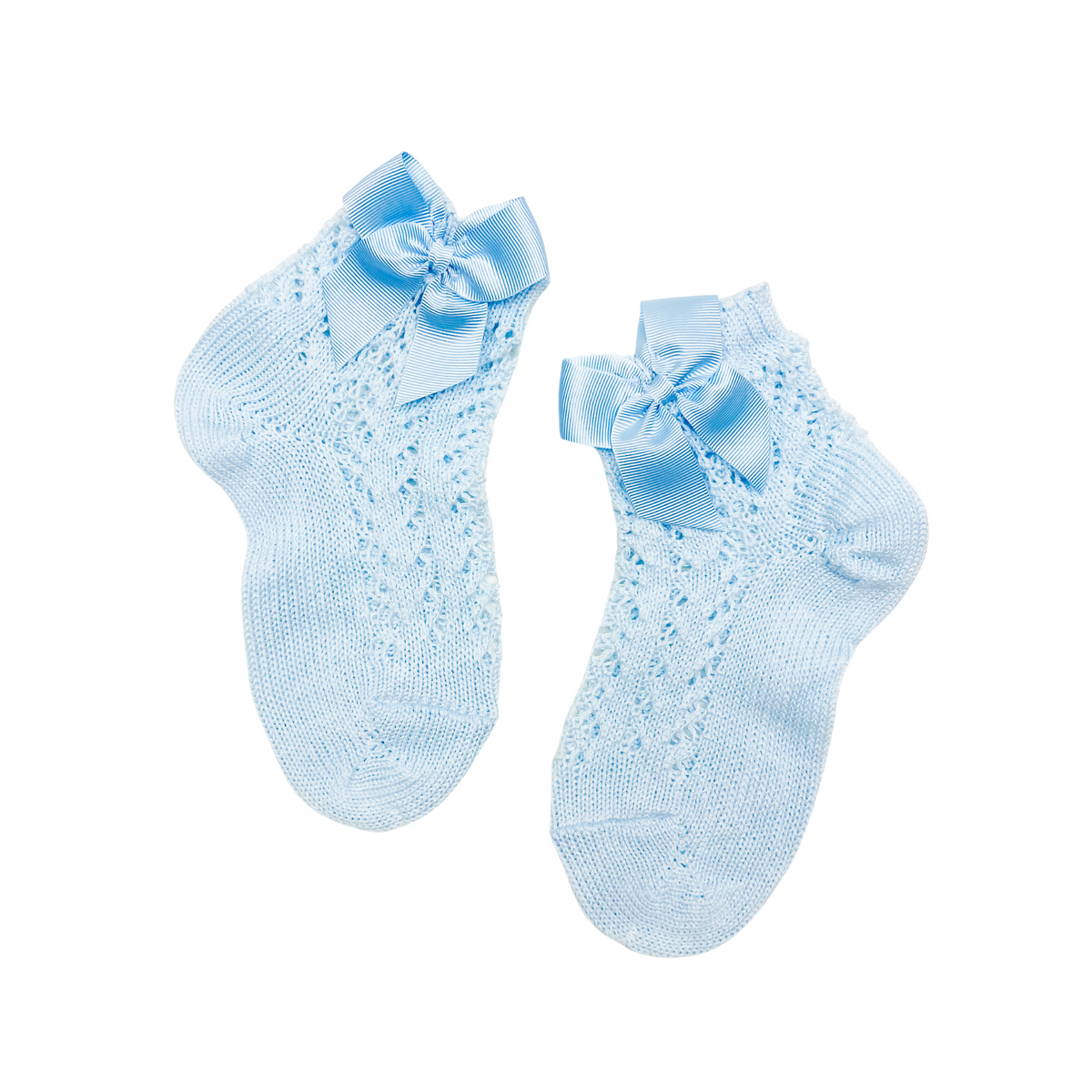 Crochet Ankle Sock With Bow <br> ♡more Colors♡