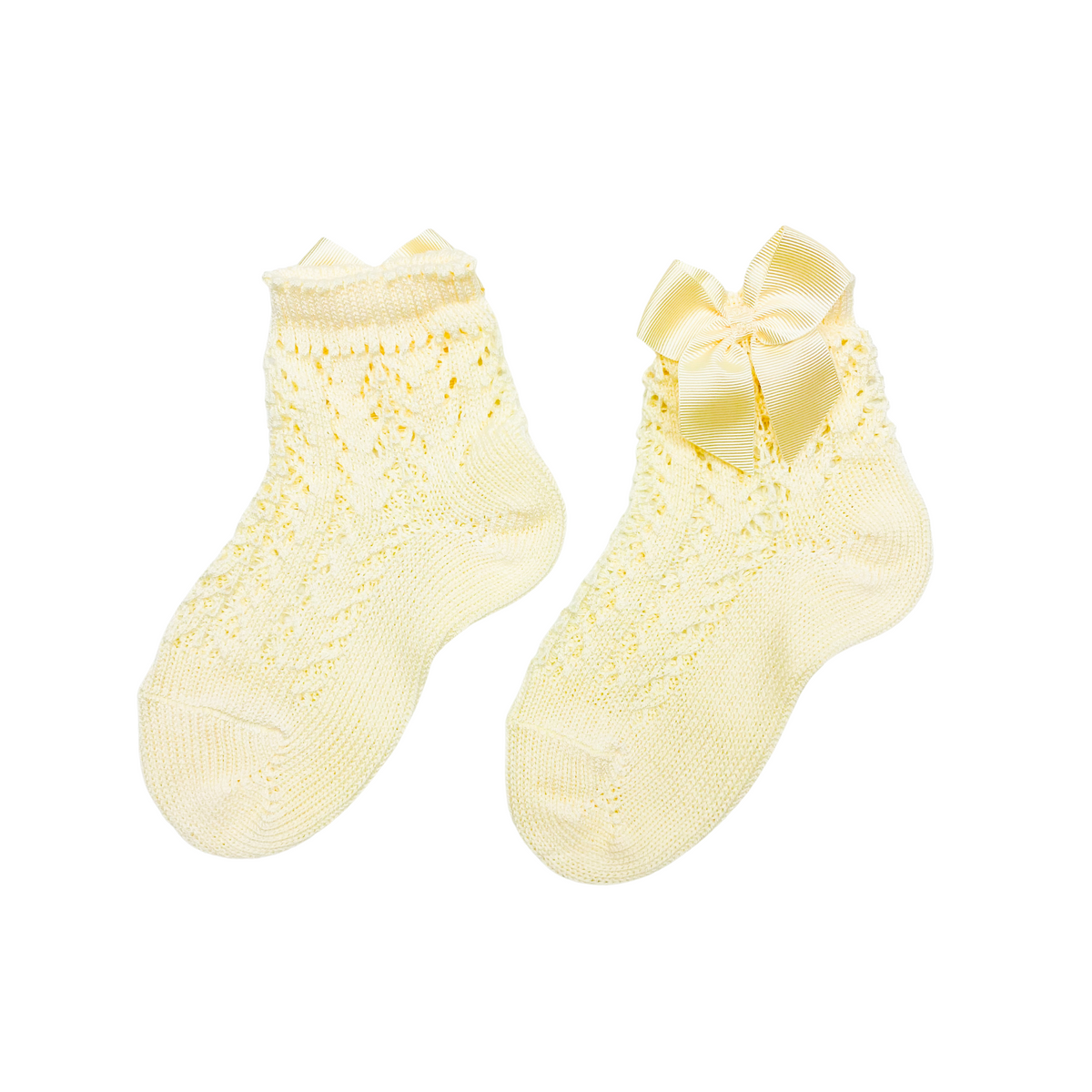 Crochet Ankle Sock With Bow <br> ♡more Colors♡