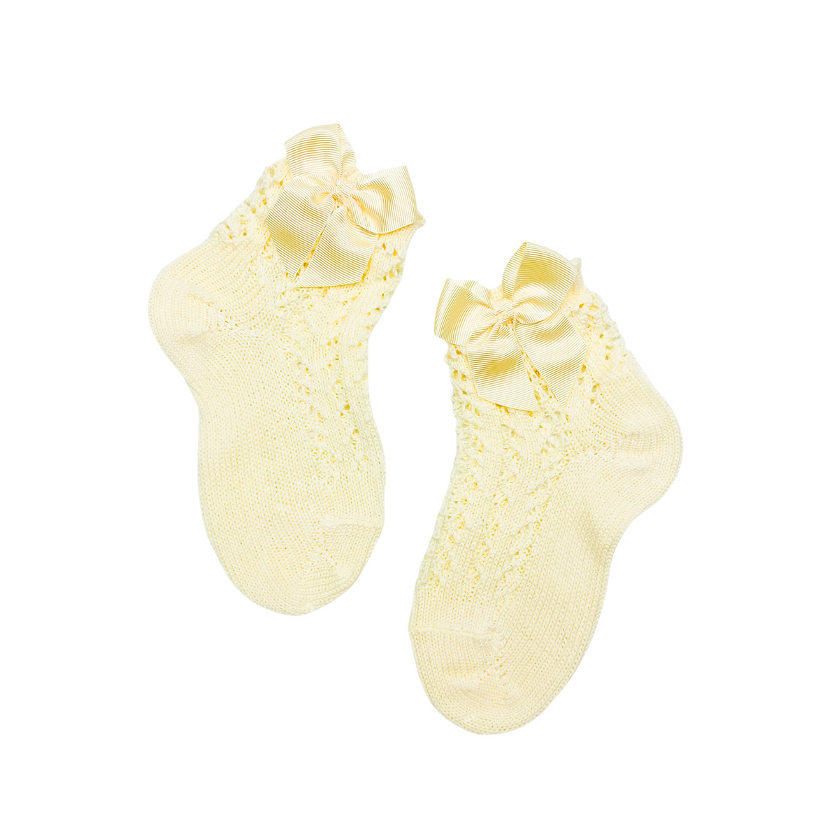 Crochet Ankle Sock With Bow <br> ♡more Colors♡