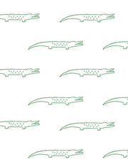 'crocodile' Wallpaper By Tea Collection - Green