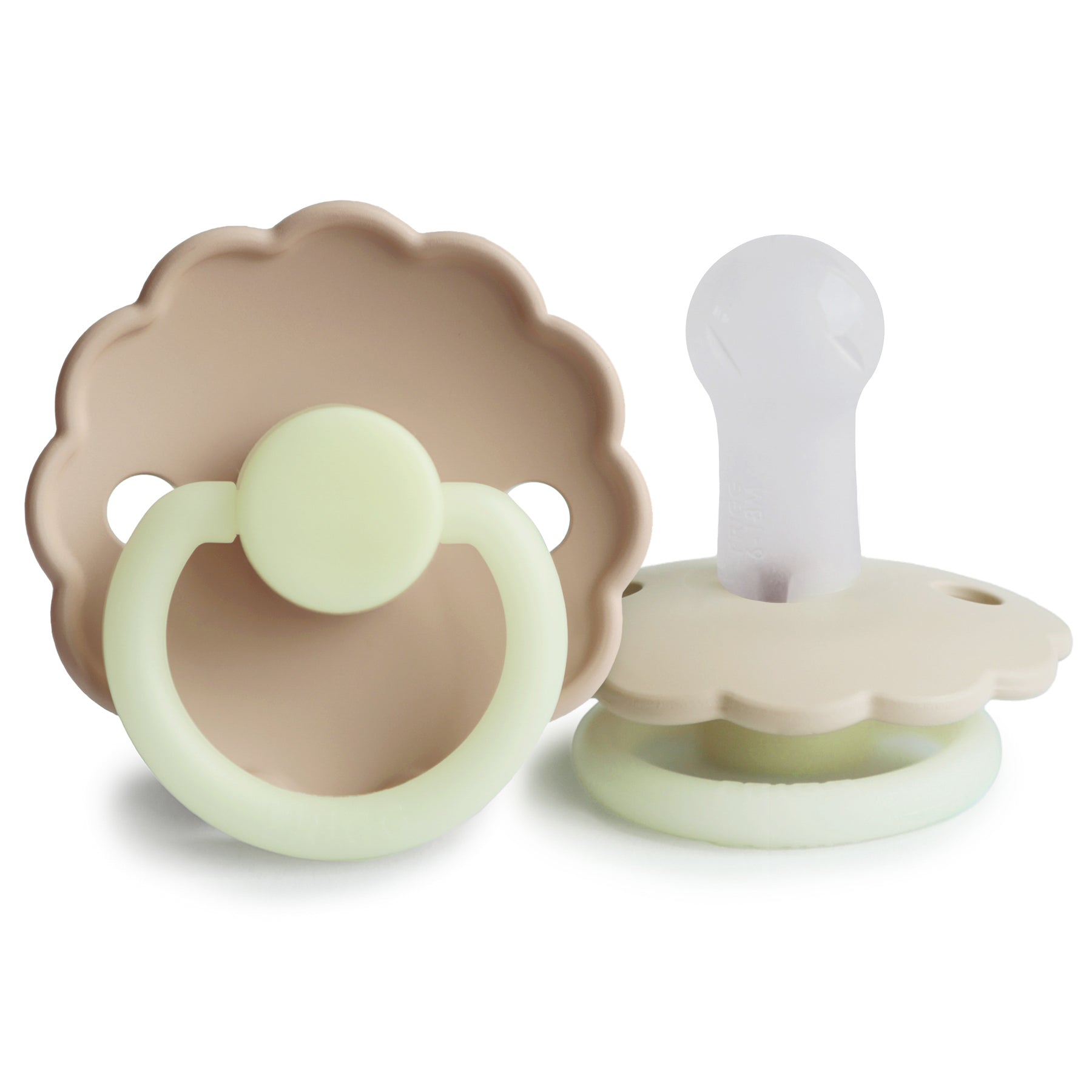 Frigg Daisy Night Silicone Pacifier 2-pack