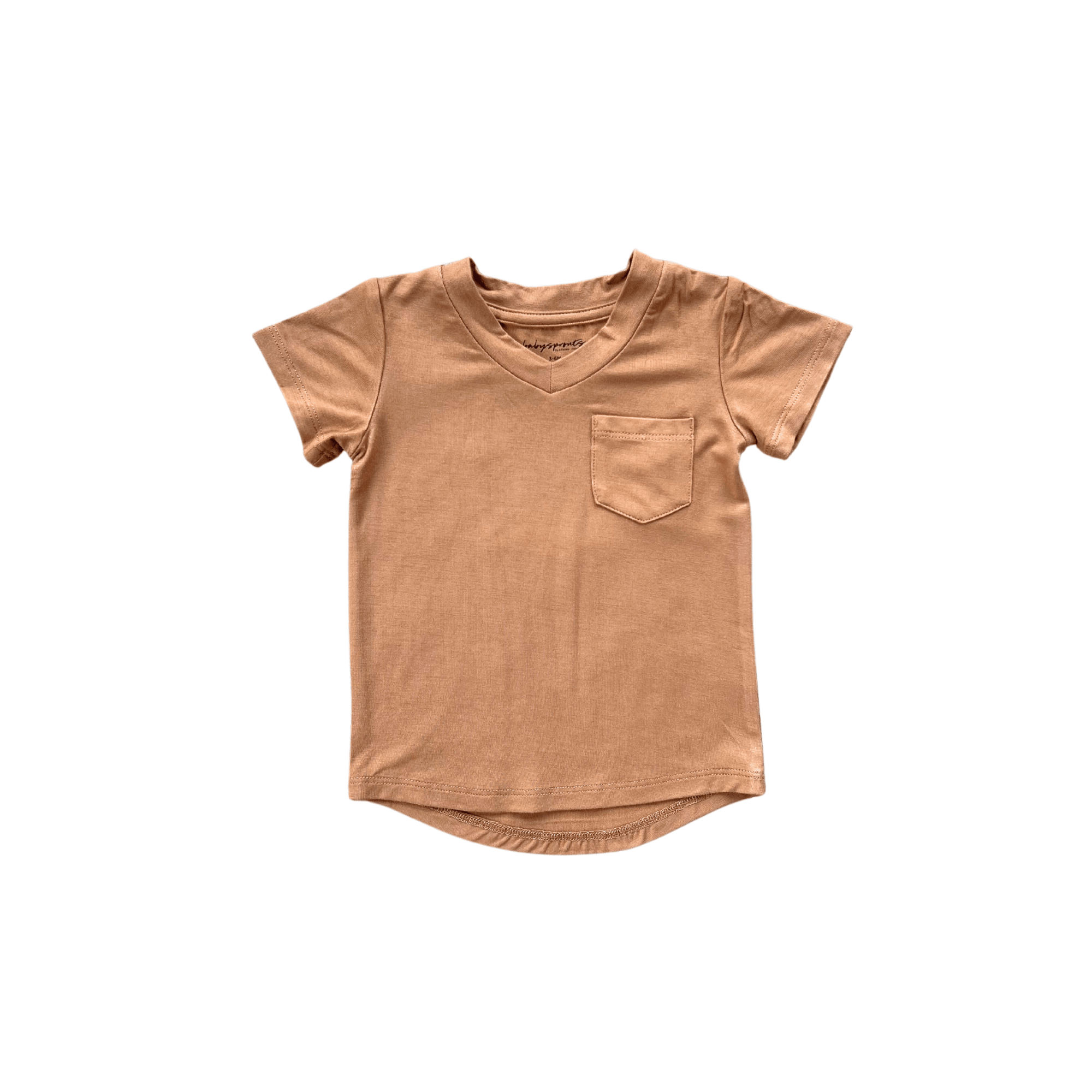 Boy's V-neck Pocket Tee
