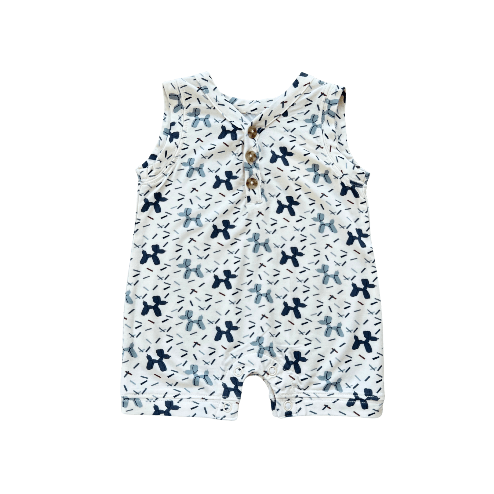 Boy's Sleeveless Romper