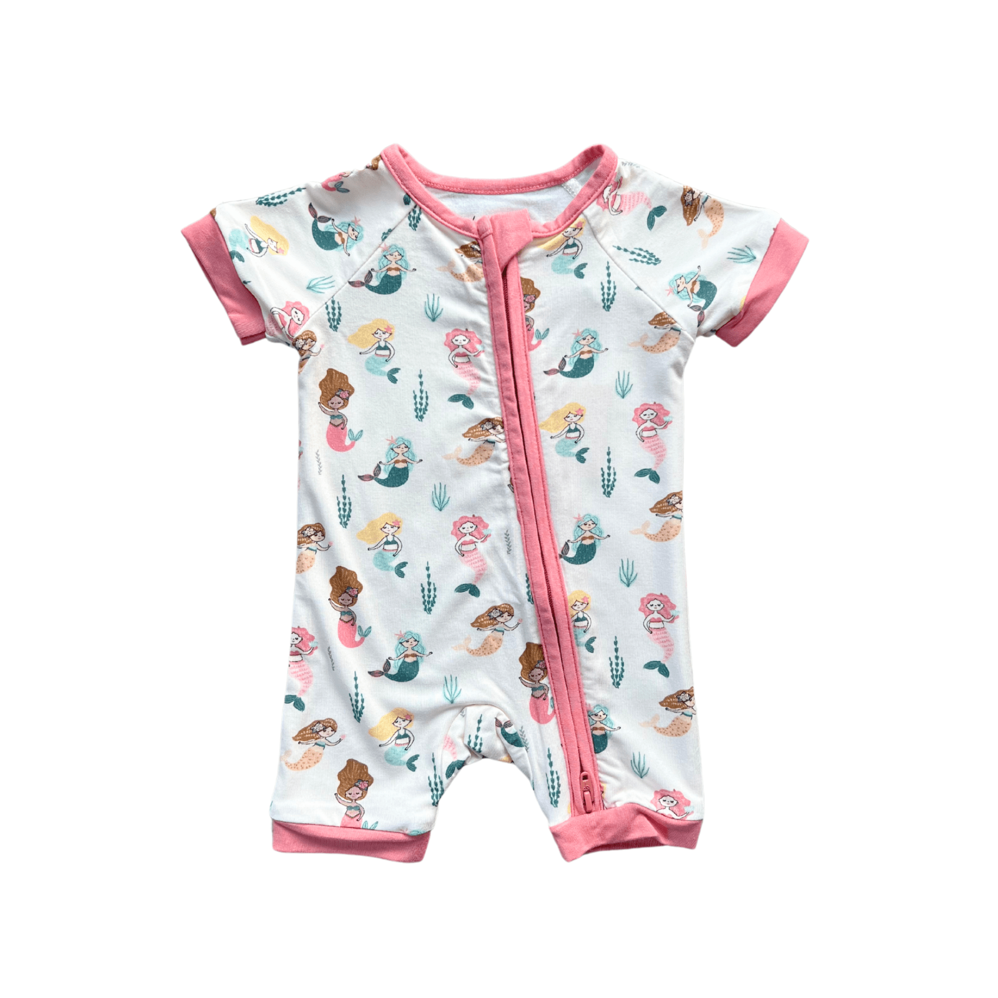 Baby Girl Summer Zip Romper